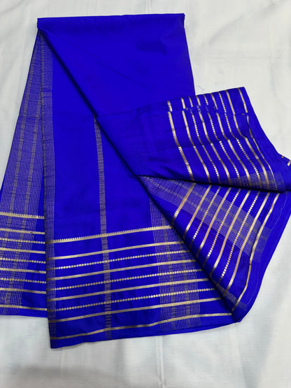 Semi Mysore Crape with Stripes