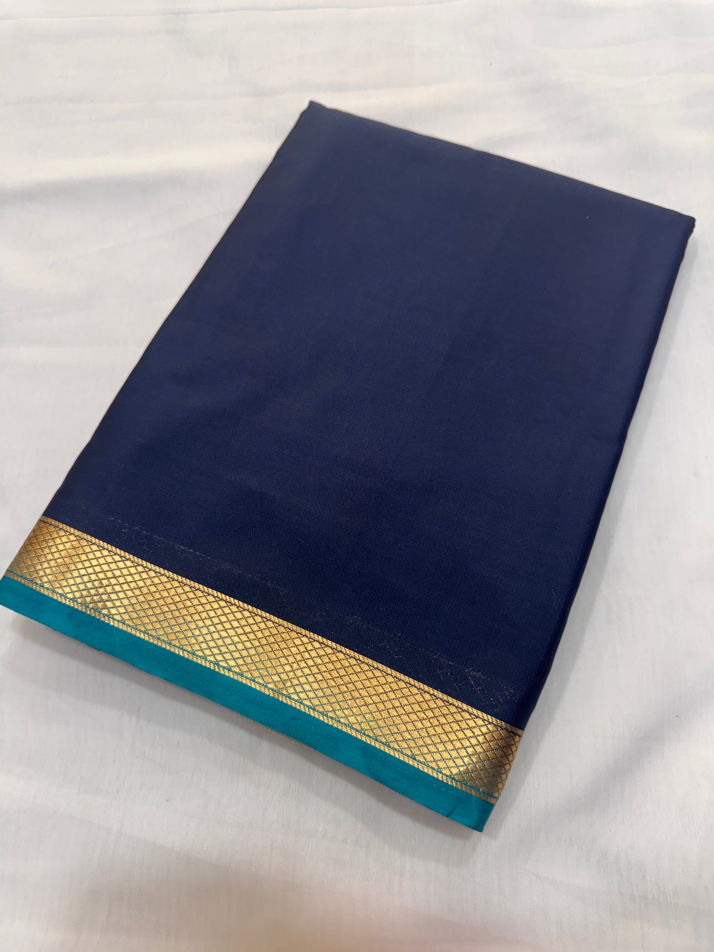 Semi Crape with Small Border