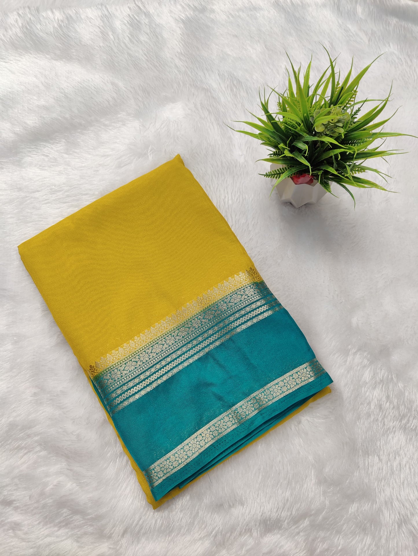 Crepe Plain kw Border Bentex flower