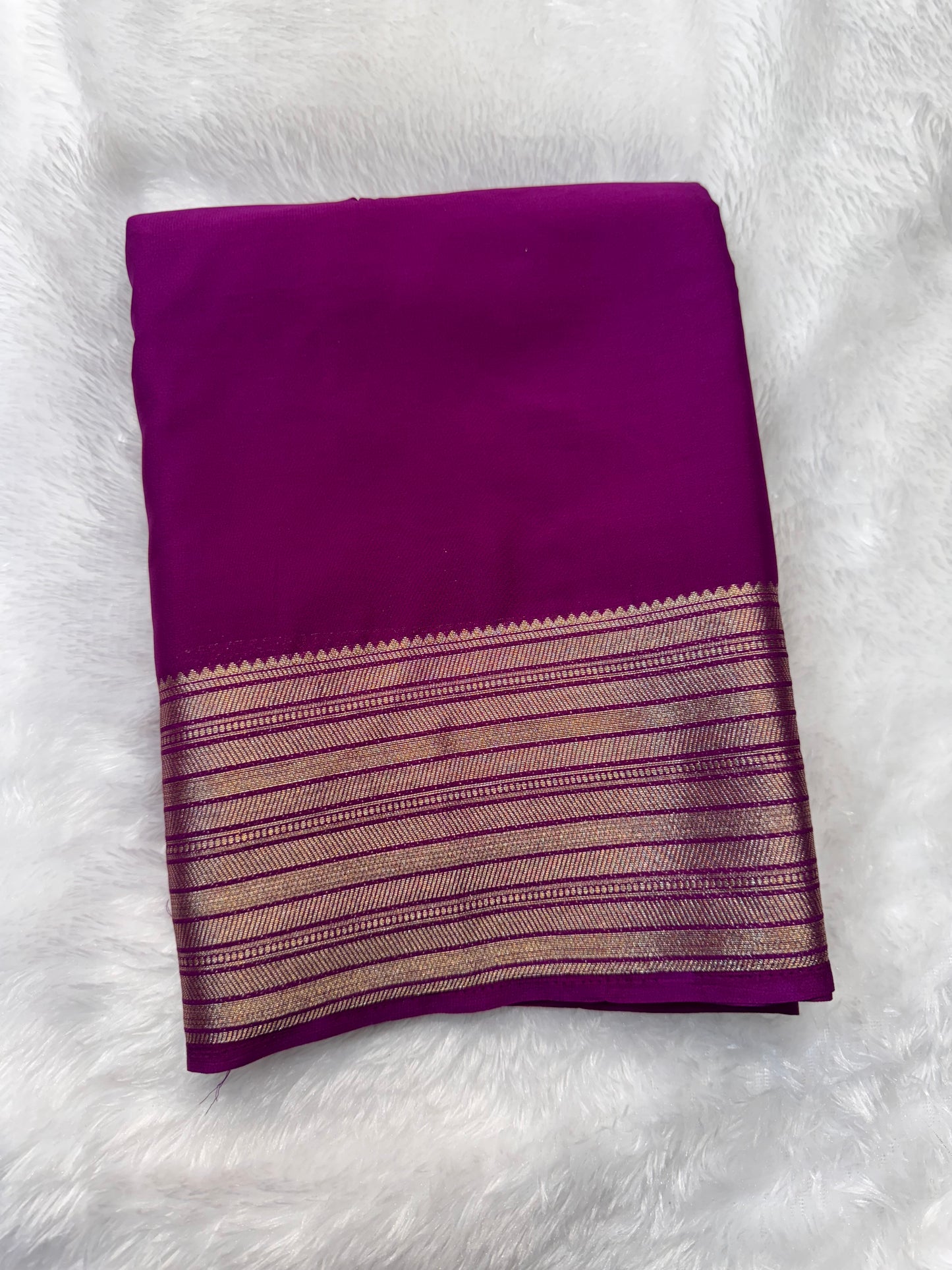 Premium Crepe with Stripe Big Border