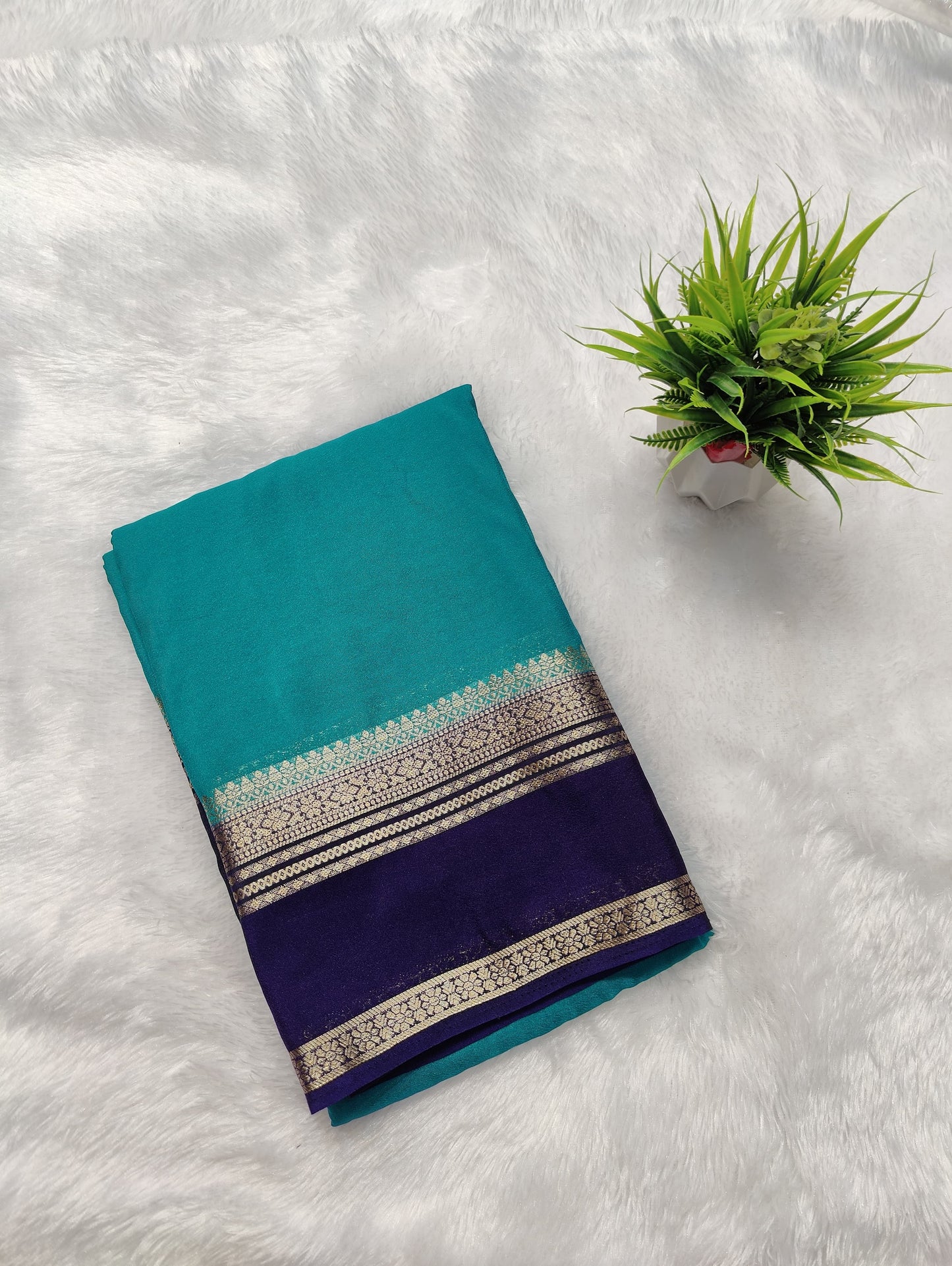 Crepe Plain kw Border Bentex flower