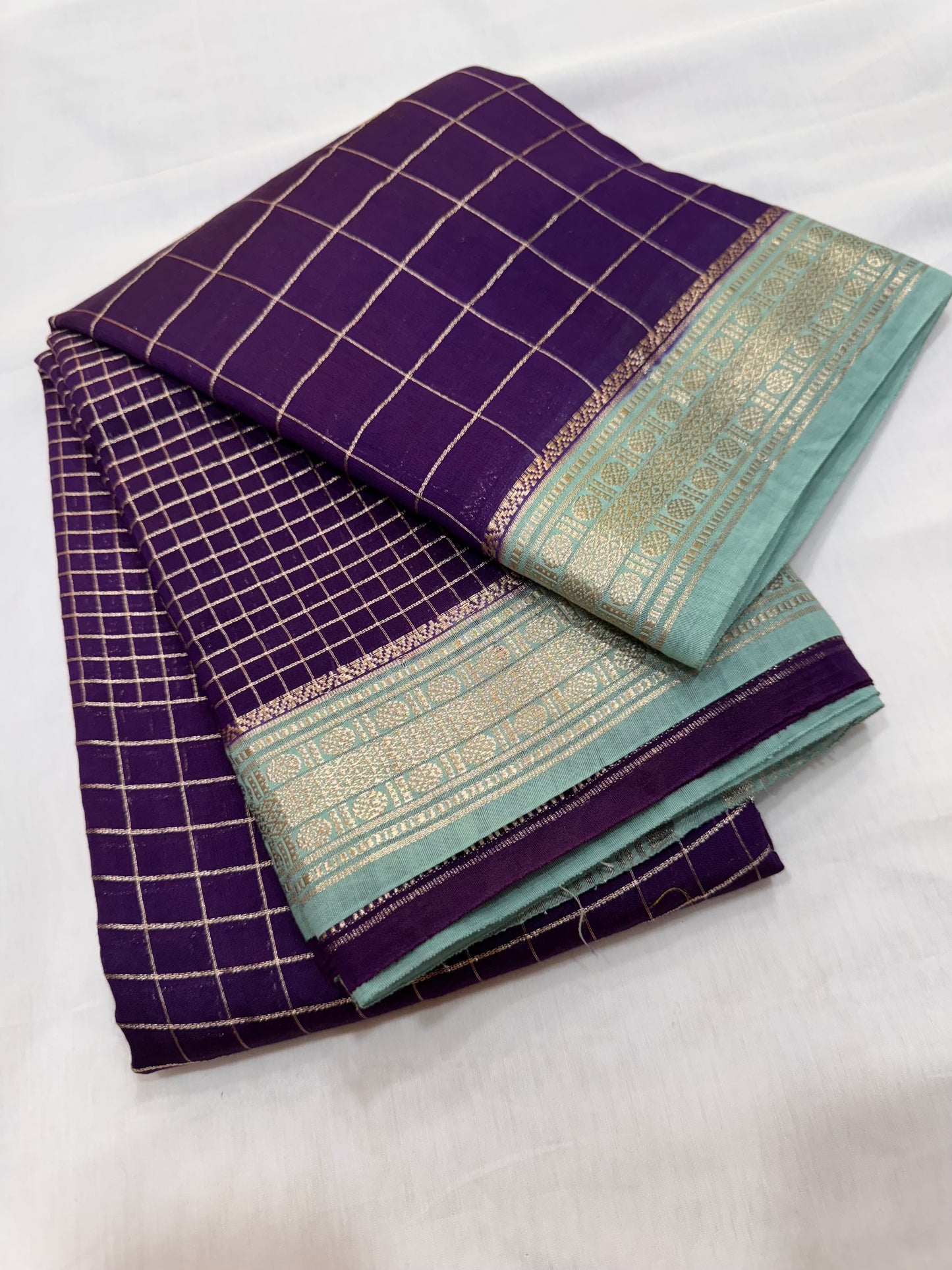 Cotton Silk Checks