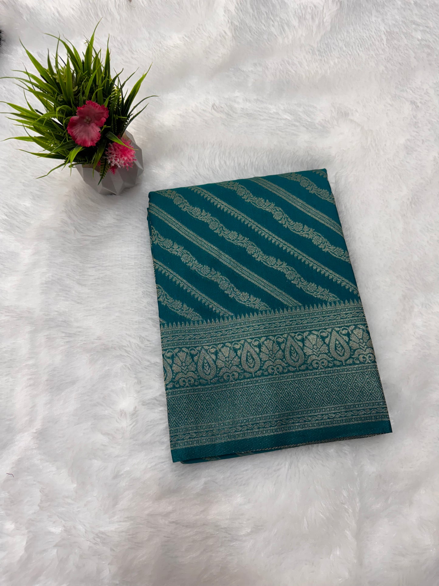 Semi Silk Lahariya Design