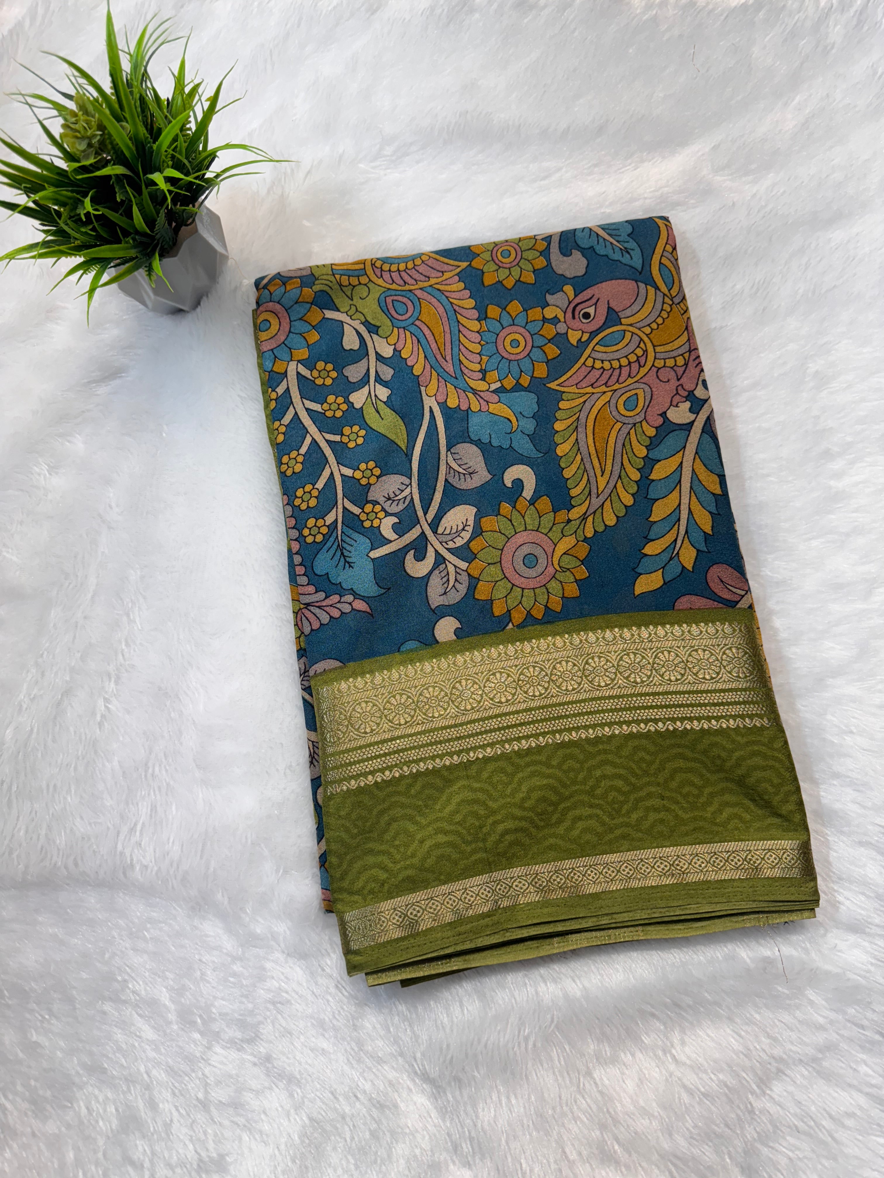 Premium Kalamkari Crepe IT-WT