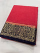 Viscose checks saree