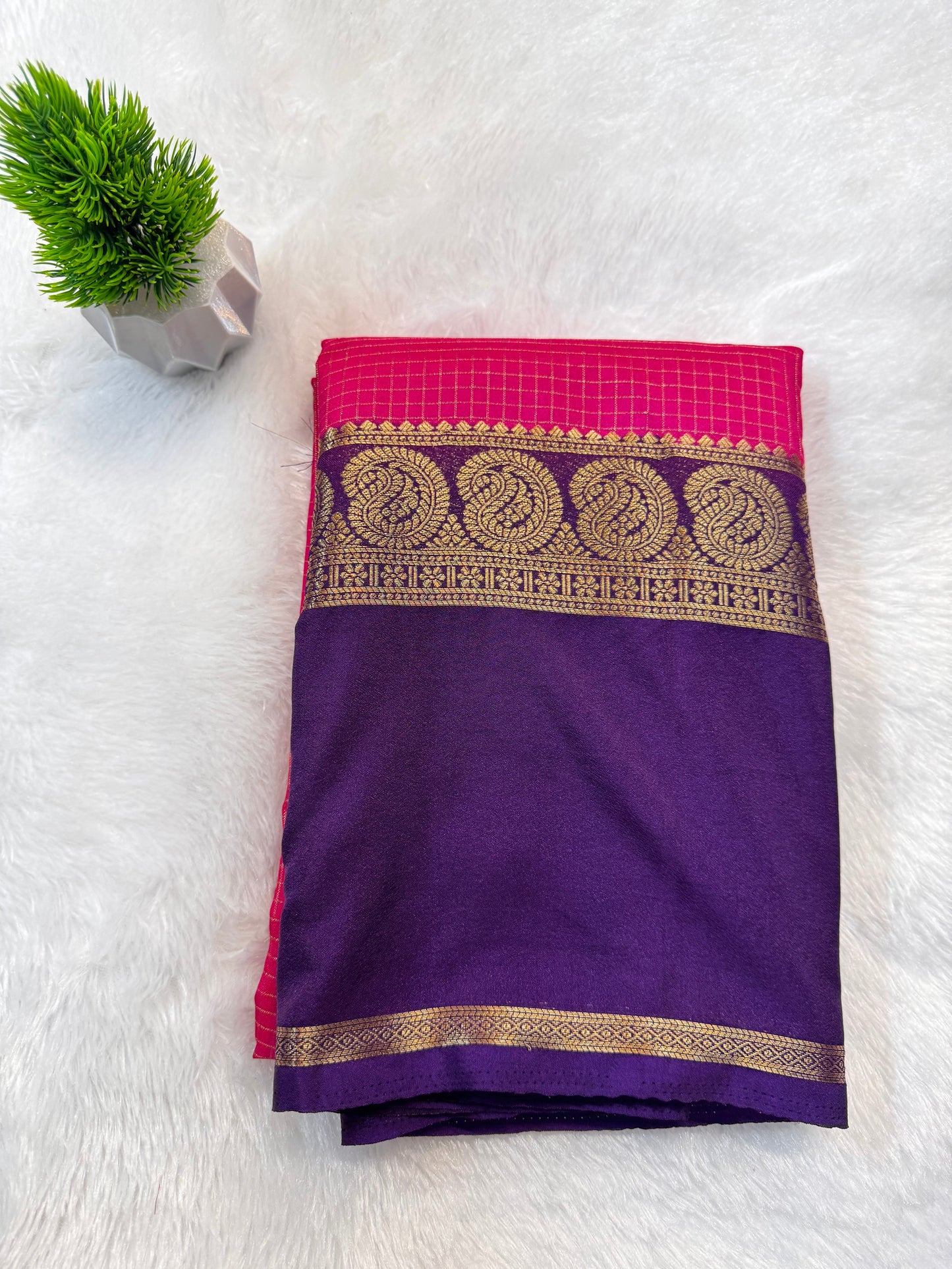 Semi Crepe Richu Pallu