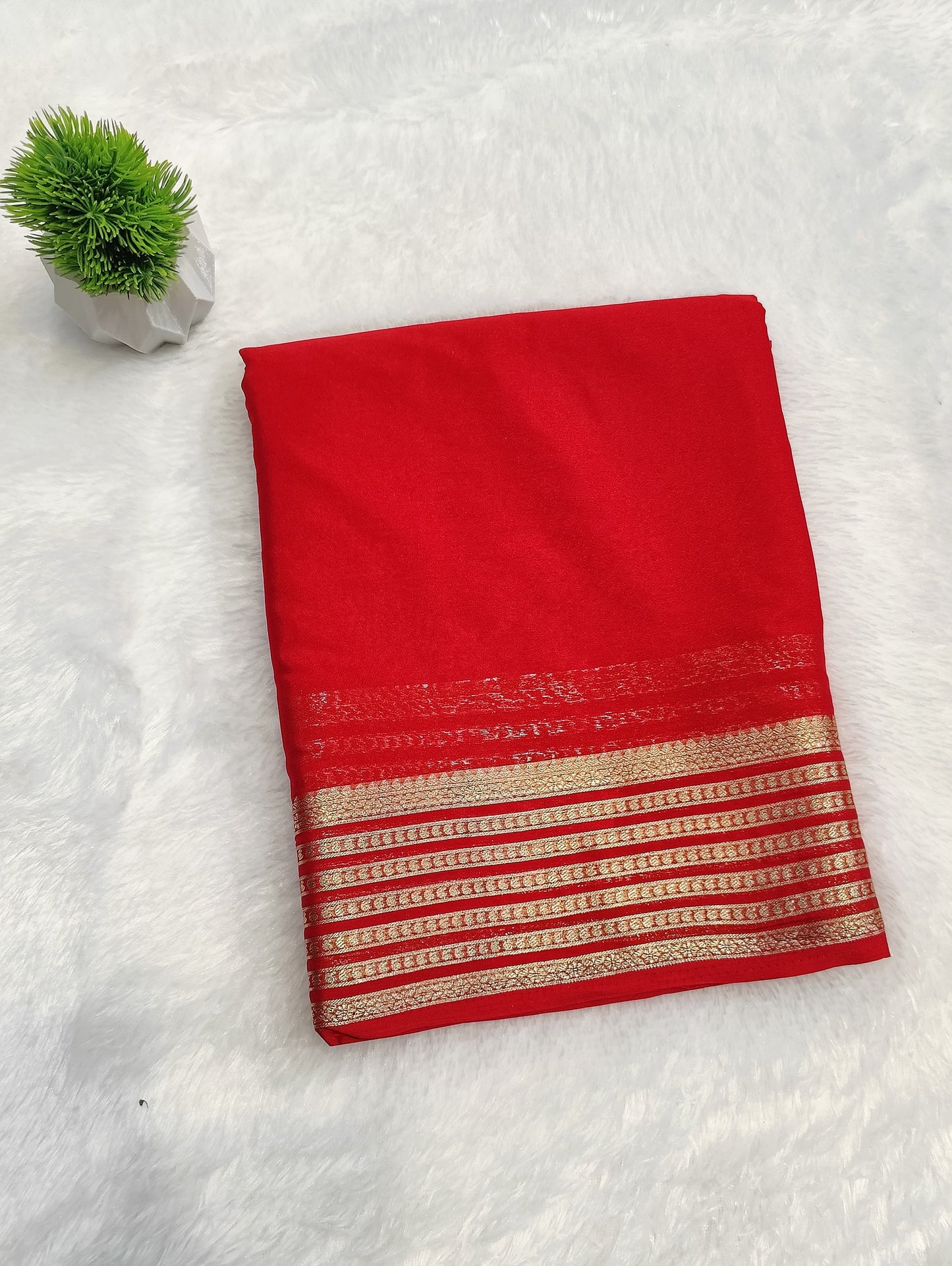 Semi Crepe Gatti Border