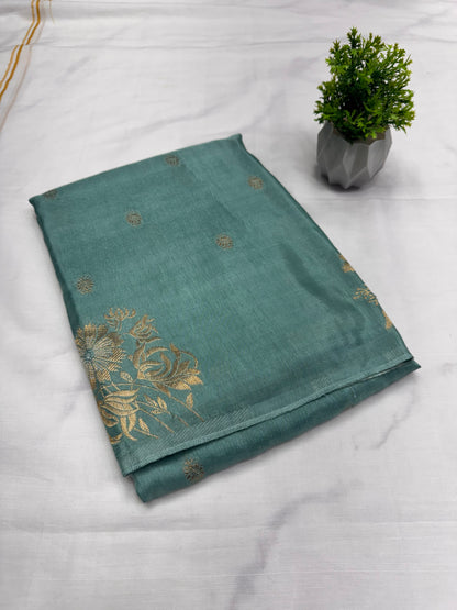 Viscose Silk BorderLess Flower