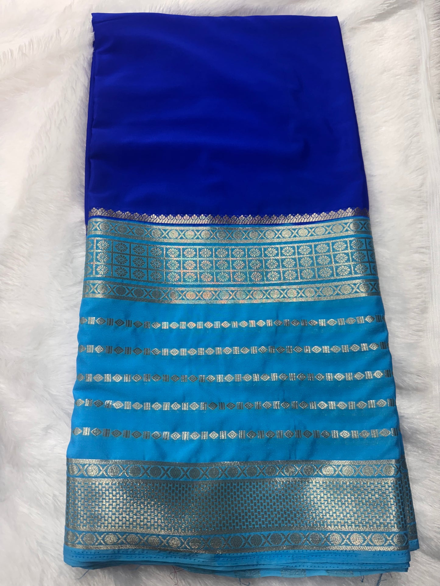 Premium Crepe with Contrast Border