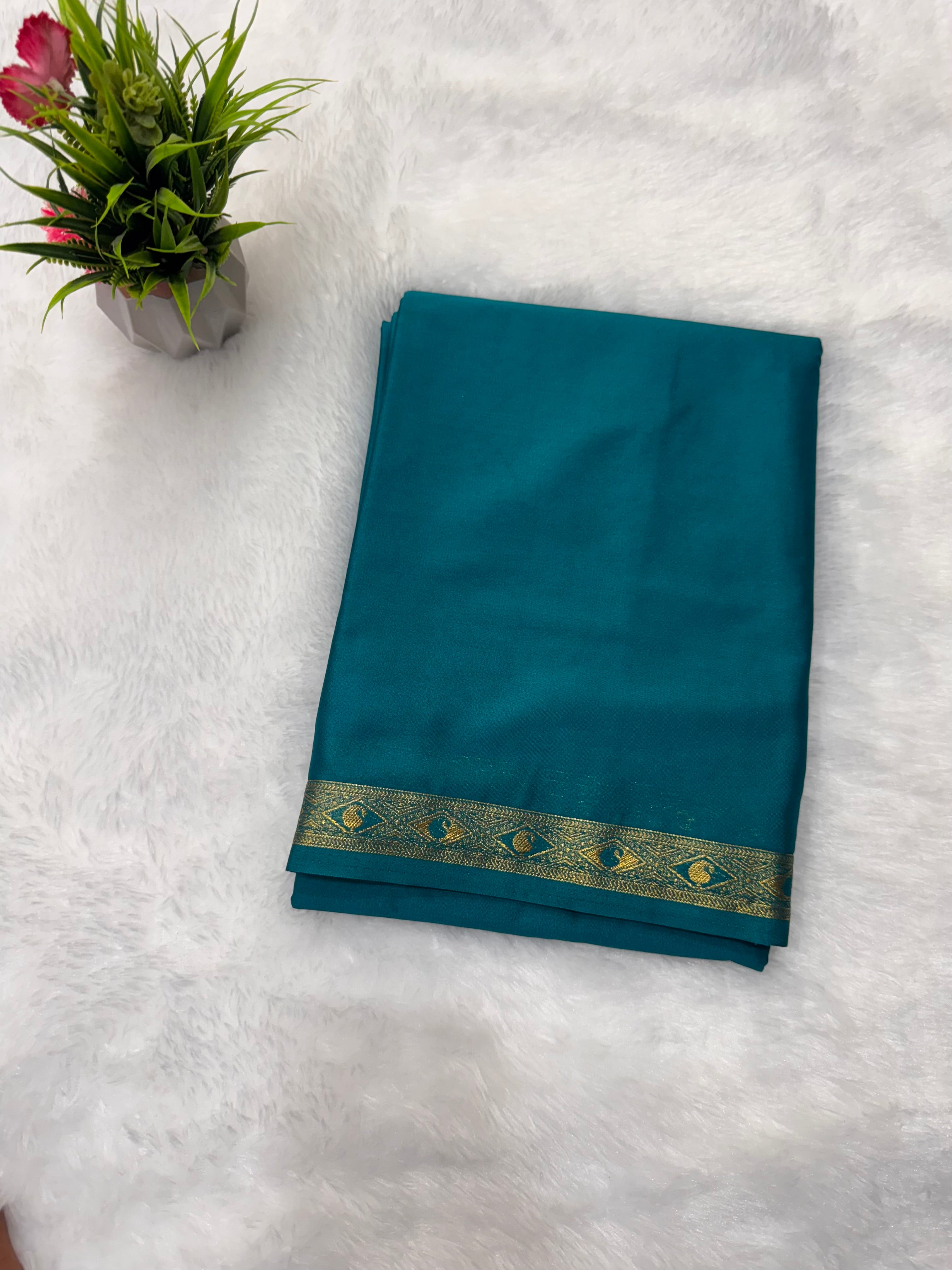 Crepe Piping Border Mango