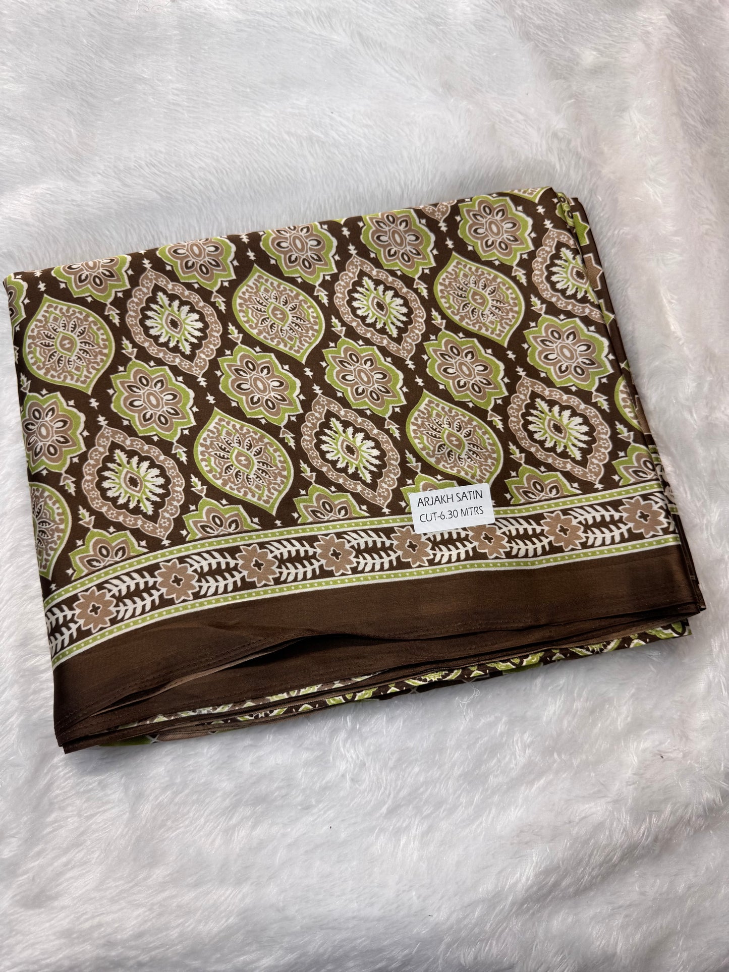 Semi Modal silk Ikkat Border