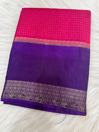 Viscose Dupion Chex Bentex