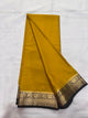 Premium Superfine Crape with Plain border