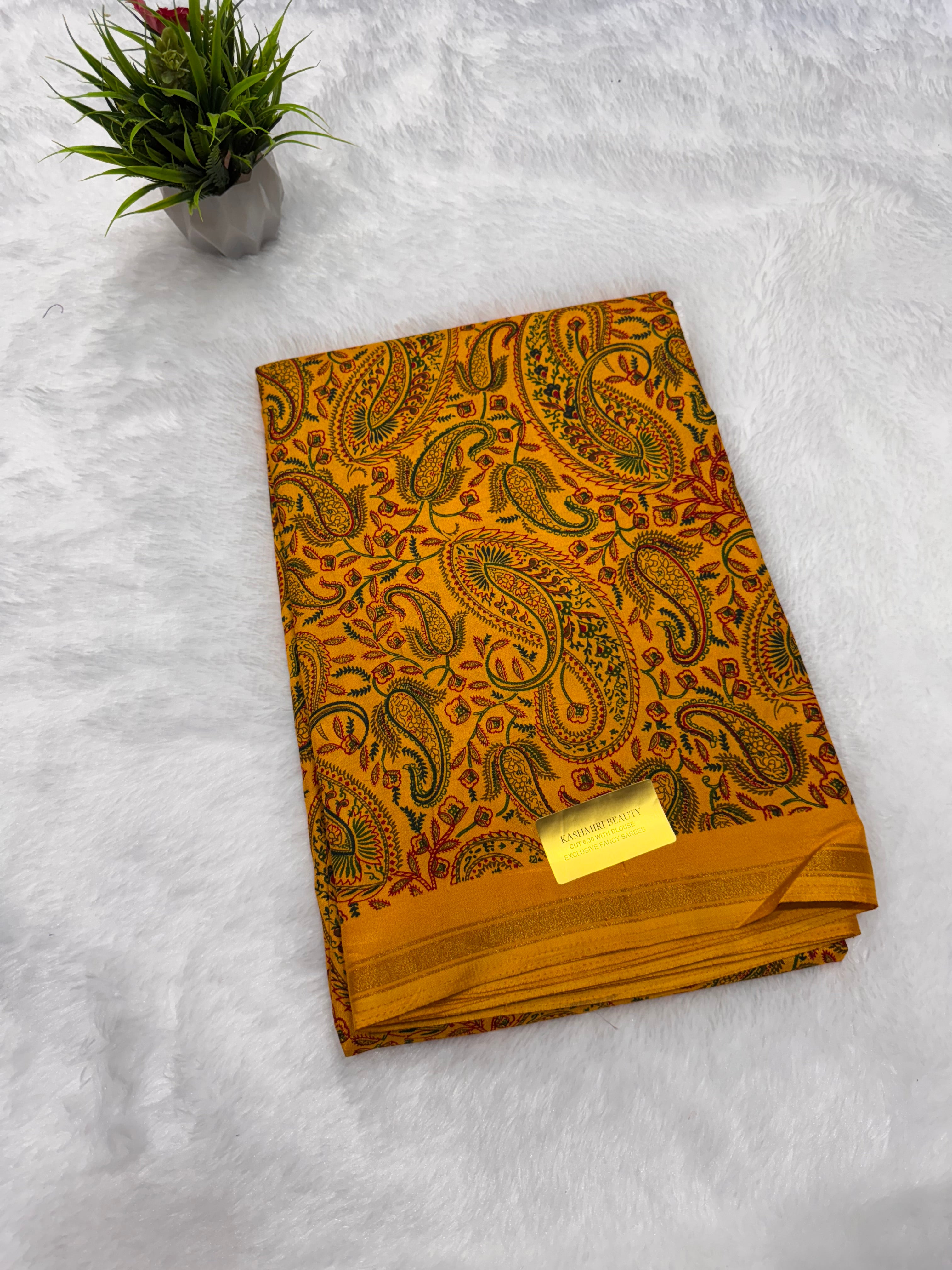 Fancy Saree Mango