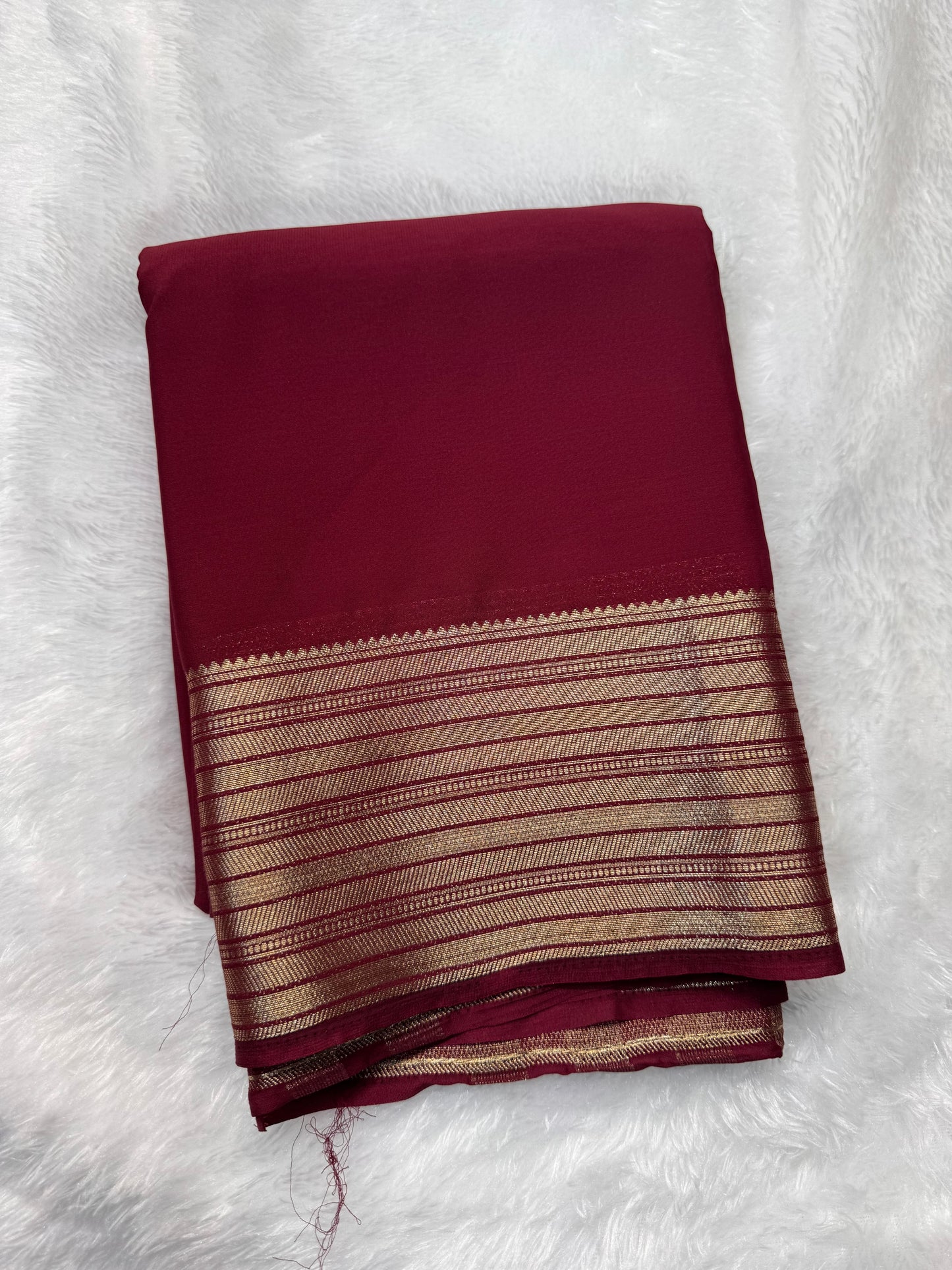 Premium Crepe with Stripe Big Border
