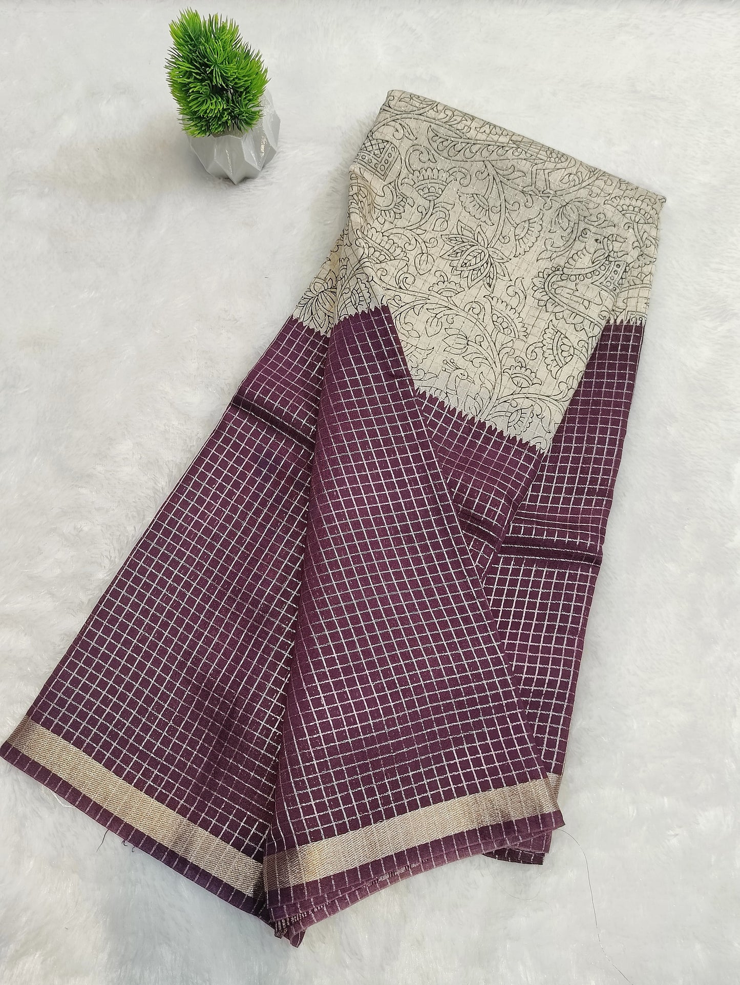 New Kalamkari Checks