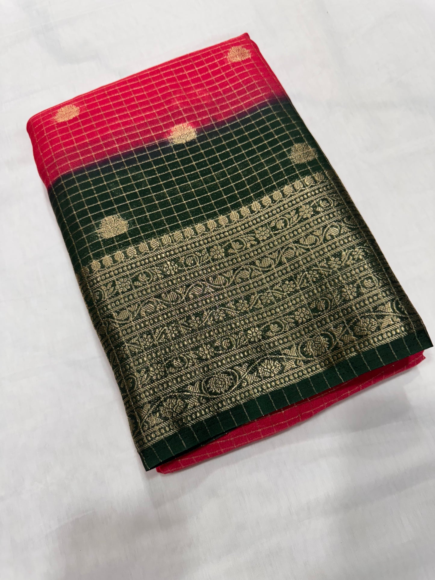 M Checks Butta Design