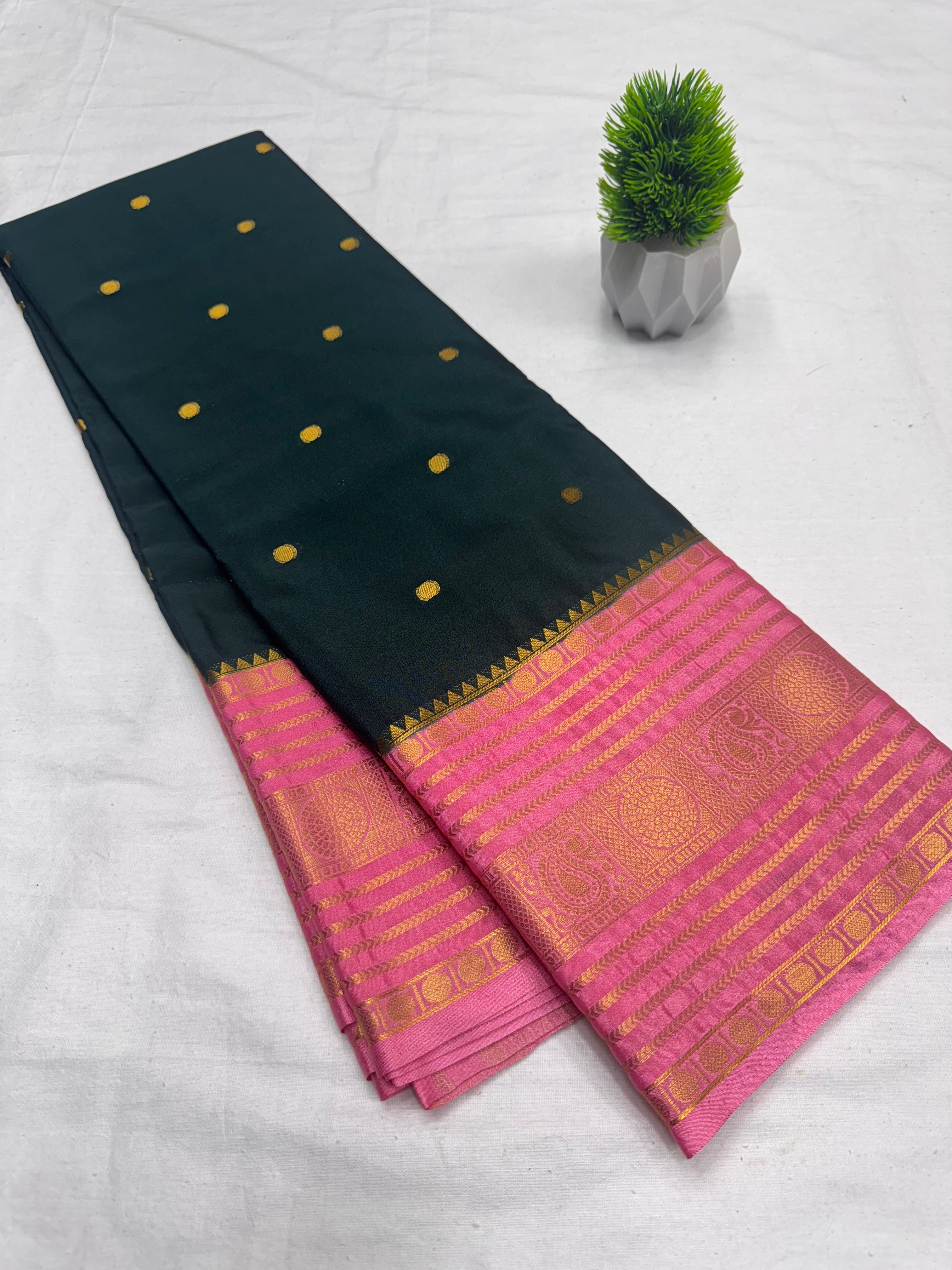 Premium Mysore Crepe Saree