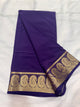 Premium Mysore Crape with Mango border