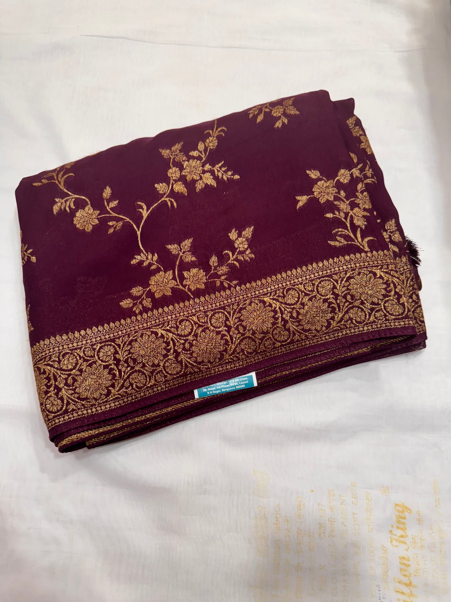 Tussar Silk Jaal Design