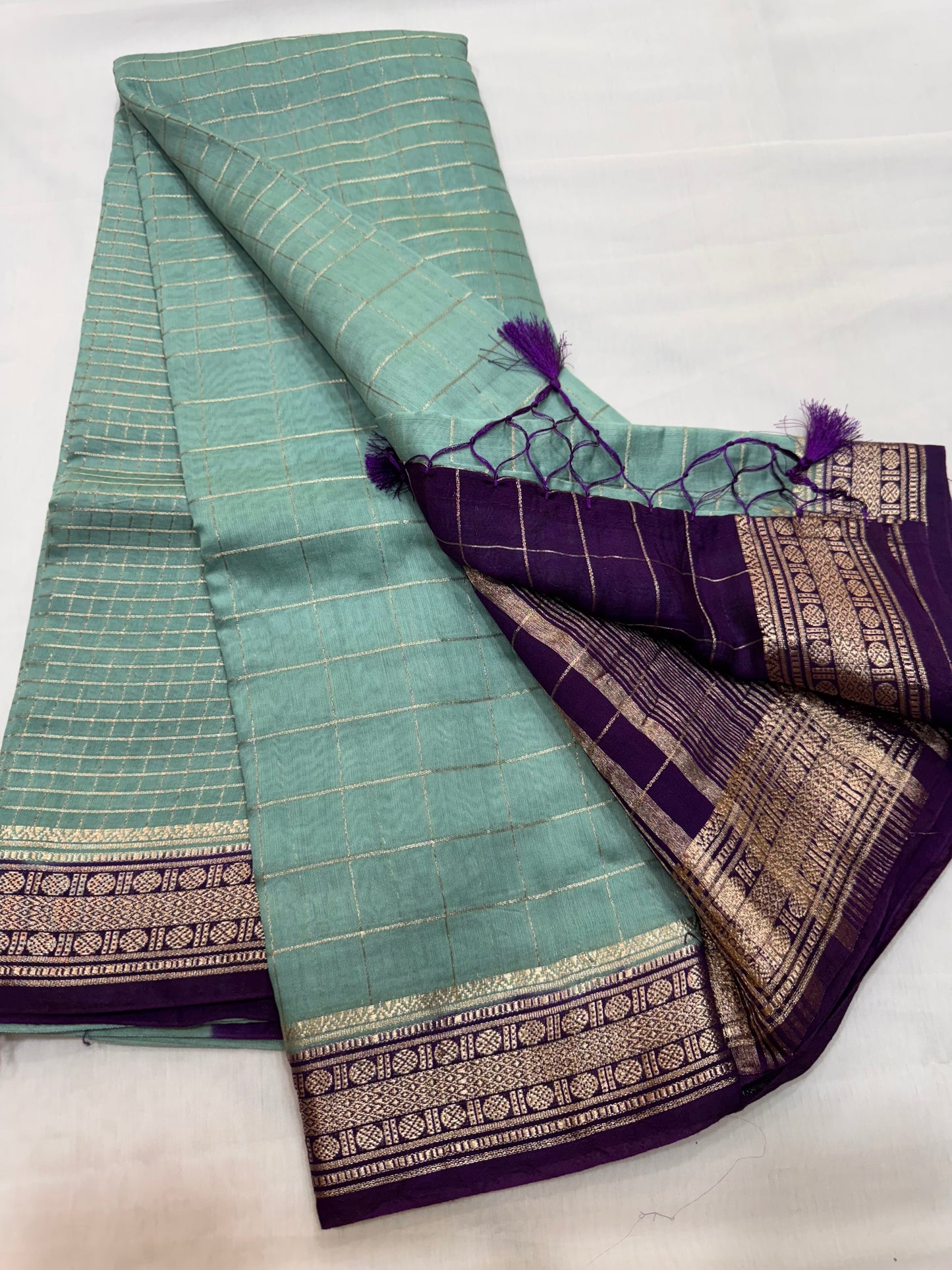 Cotton Silk Checks