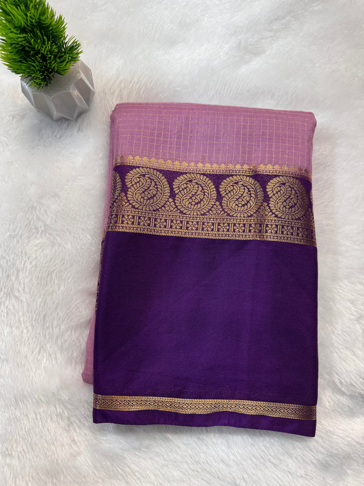 Semi Crepe Richu Pallu