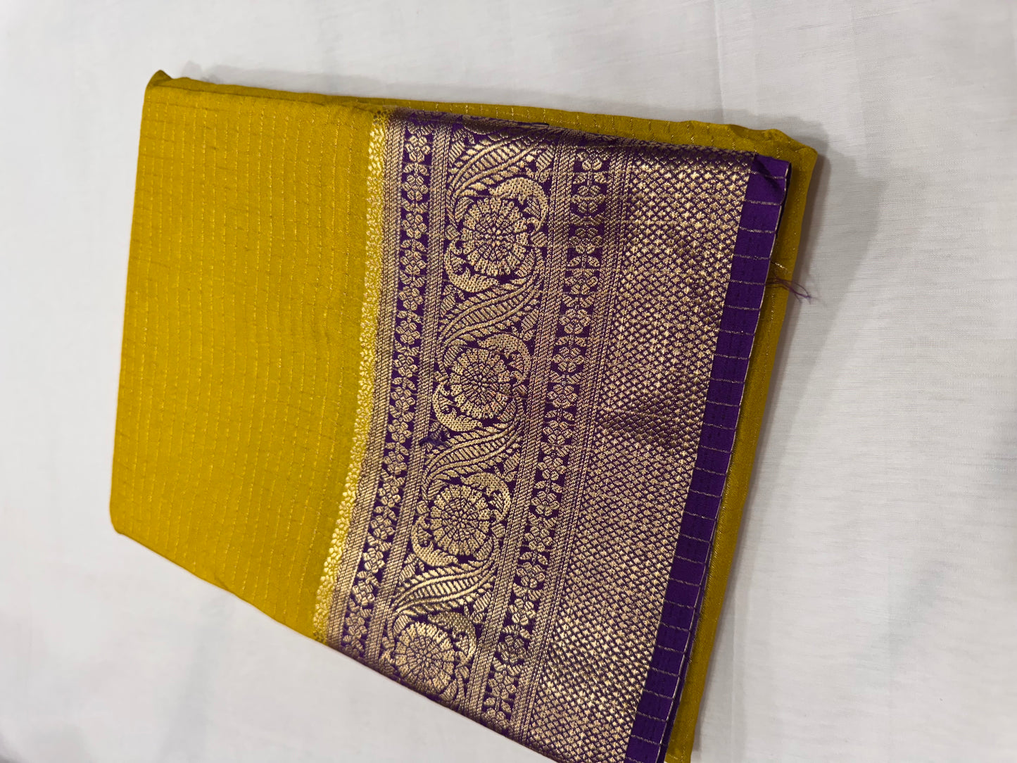 Viscose checks saree