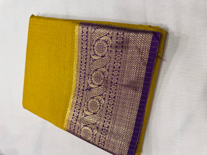 Viscose checks saree