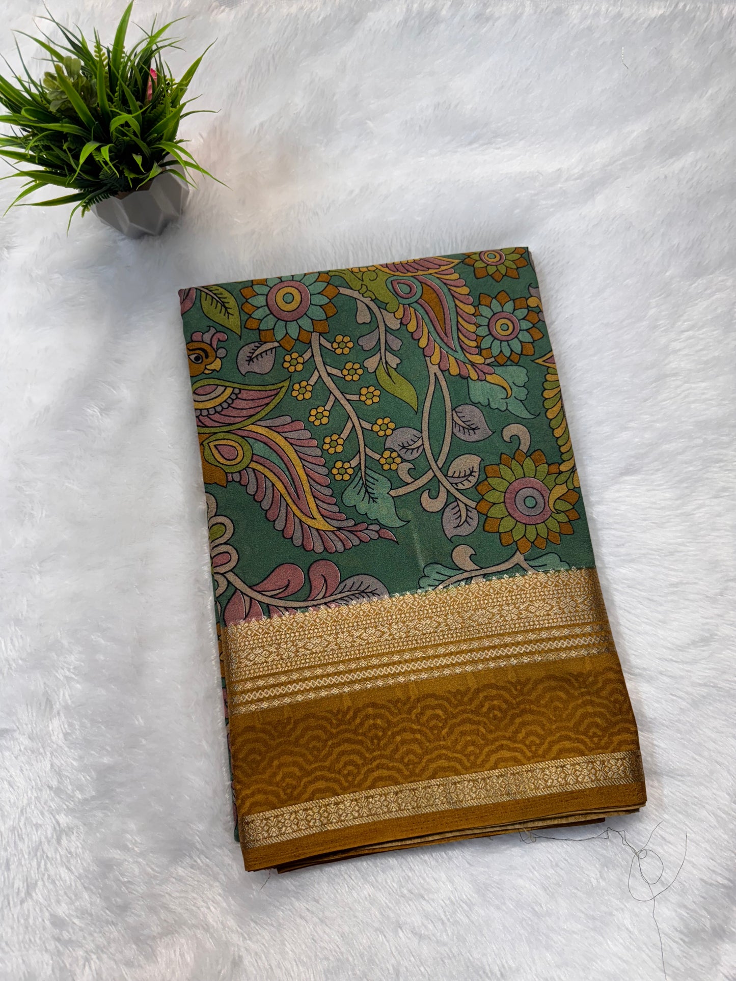 Premium Kalamkari Crepe IT-WT
