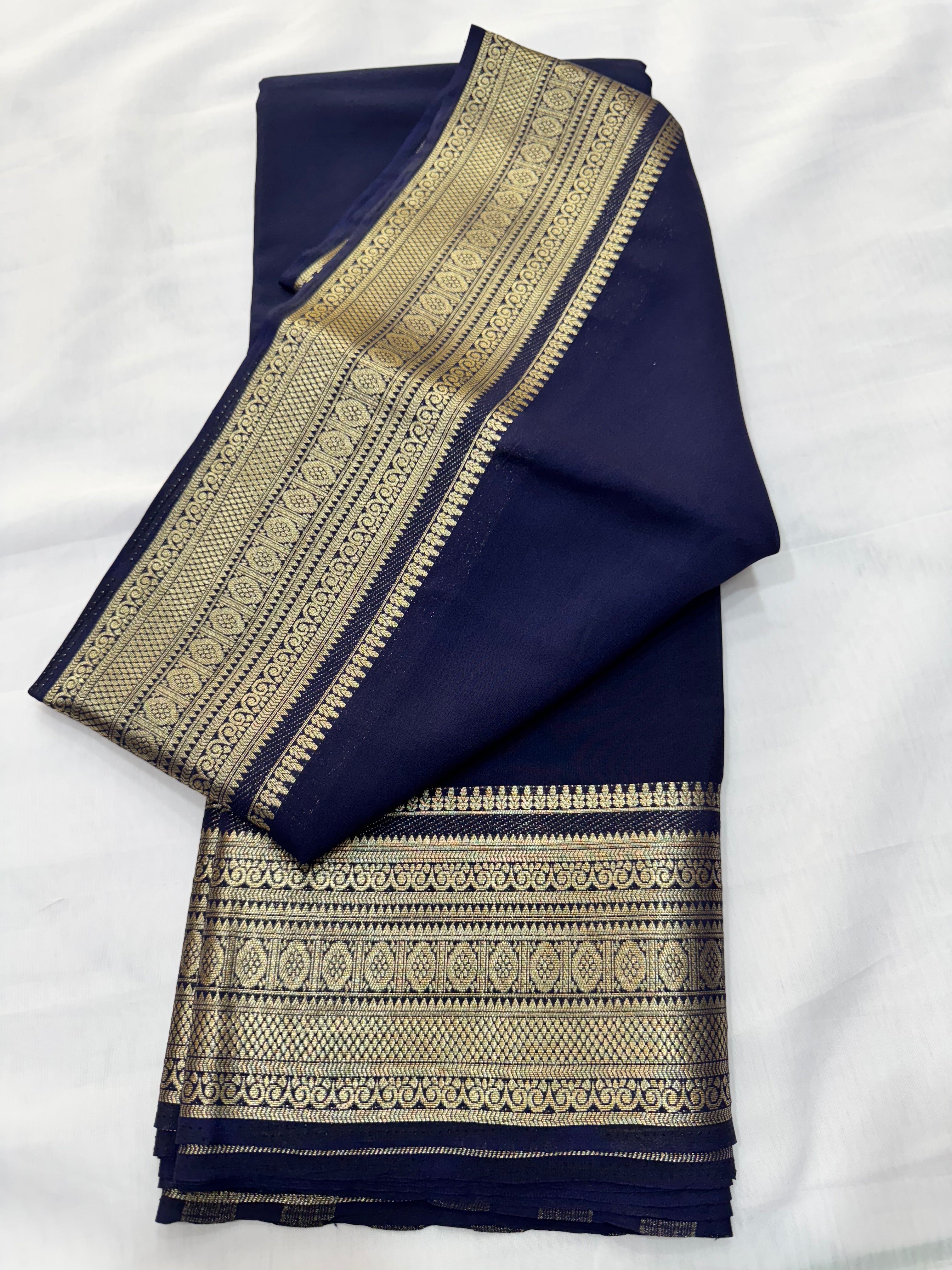Premium Crape Big Border