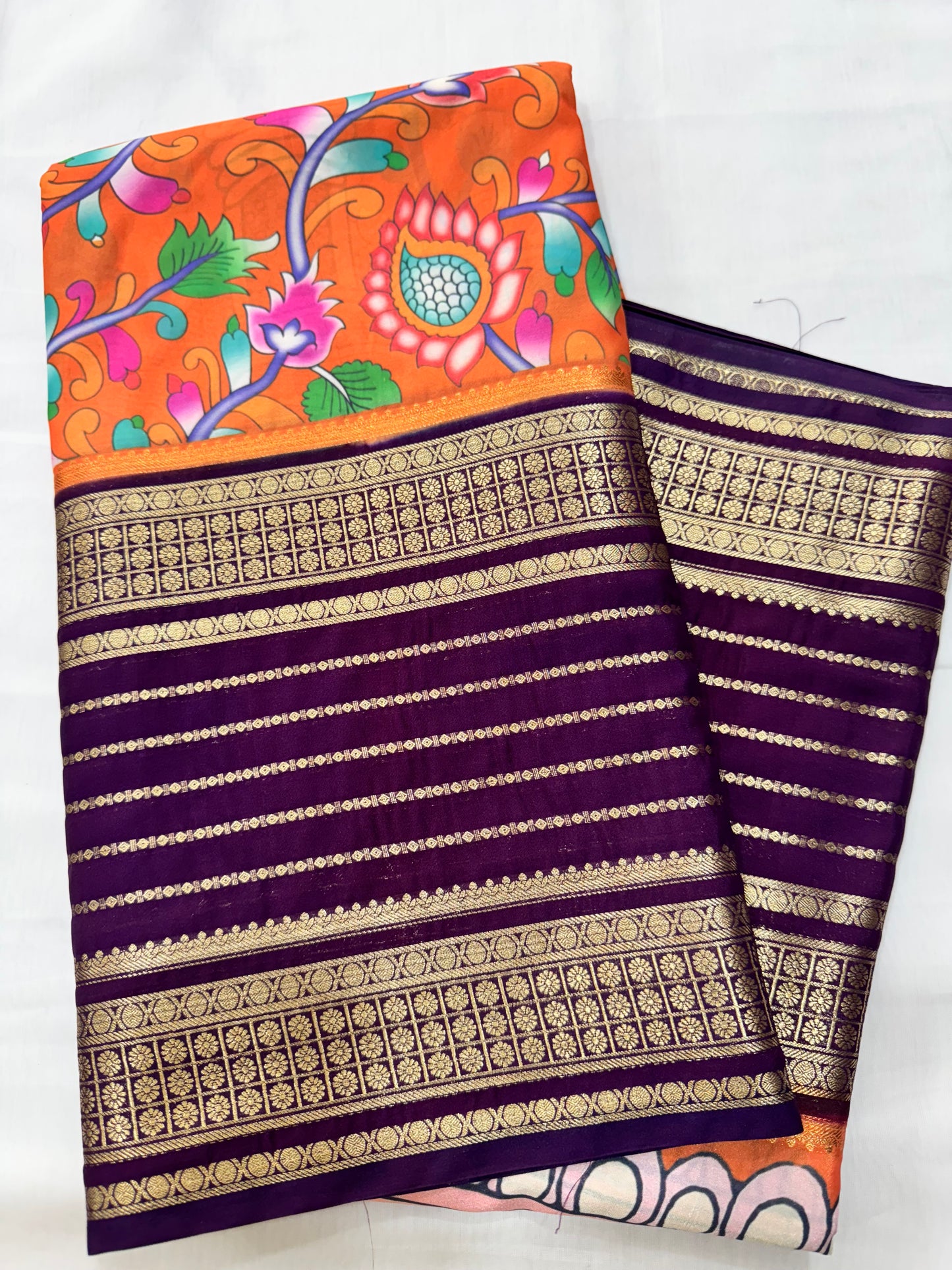 Kalmkari Crape