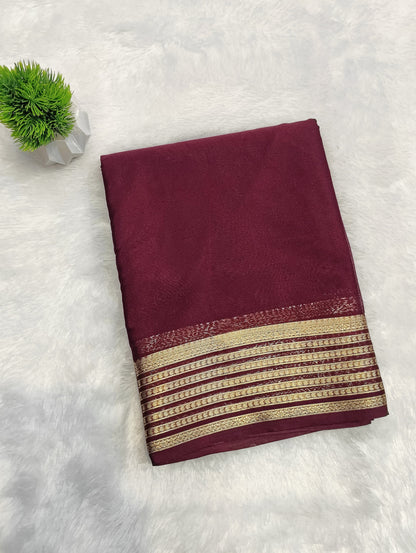 Semi Crepe Gatti Border