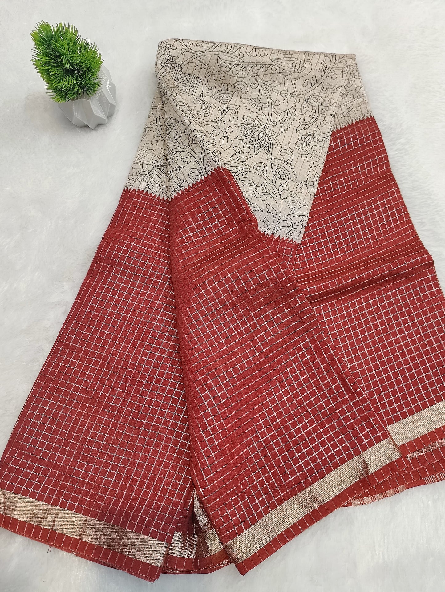 New Kalamkari Checks