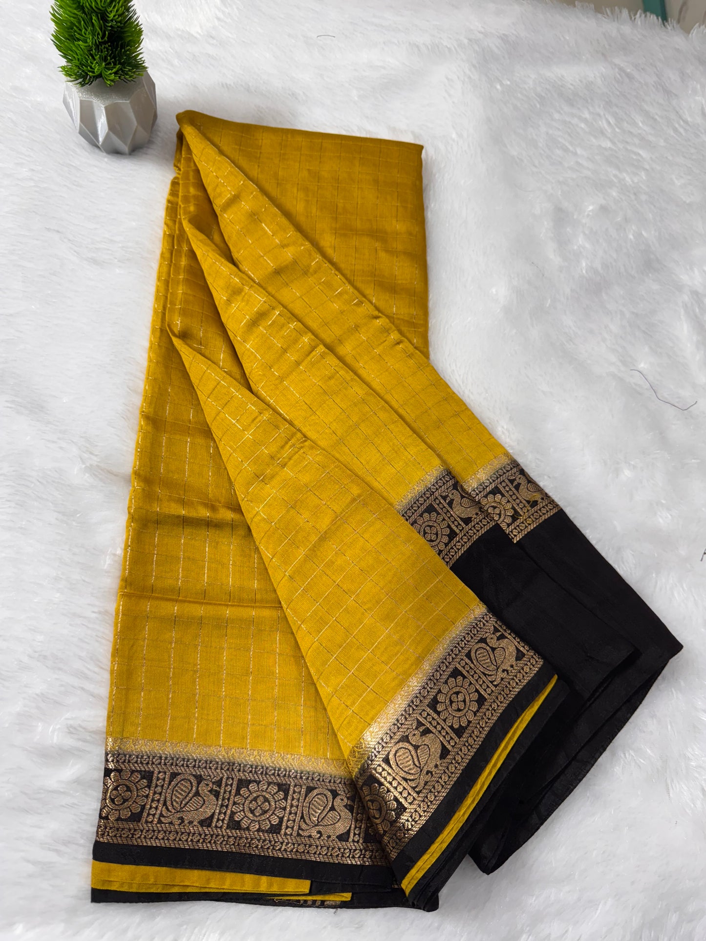 Assam Silk Bentex Peacock Border
