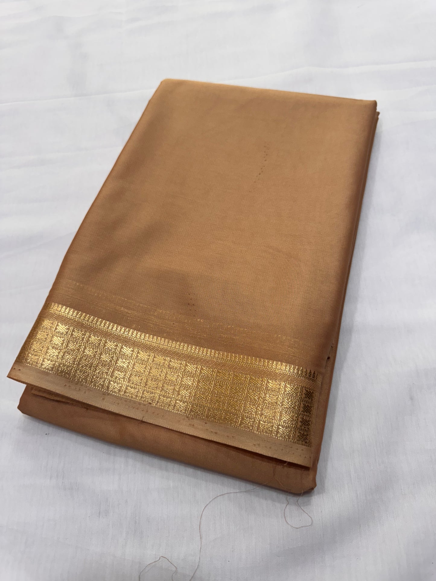 Semi Mysore Crape Small Border