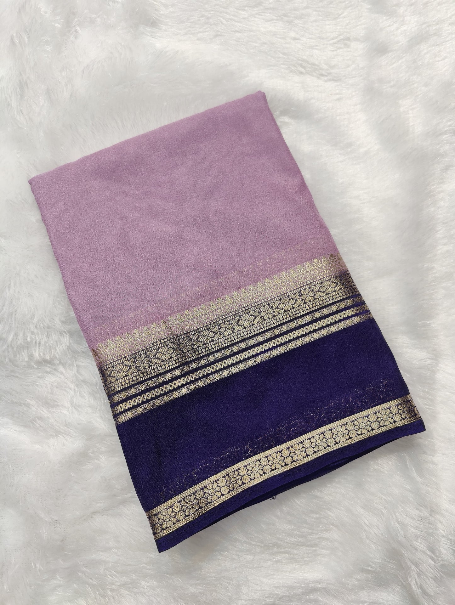 Crepe Plain Bentex Border -KW