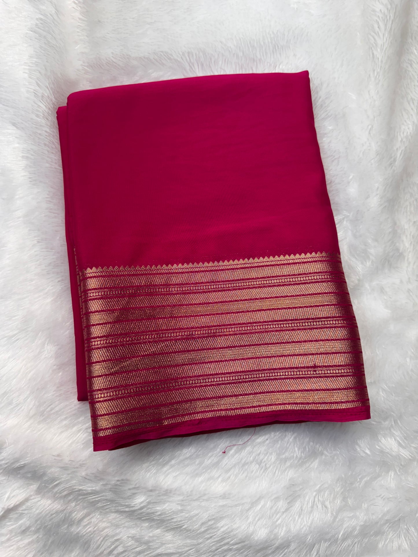 Premium Crepe with Stripe Big Border
