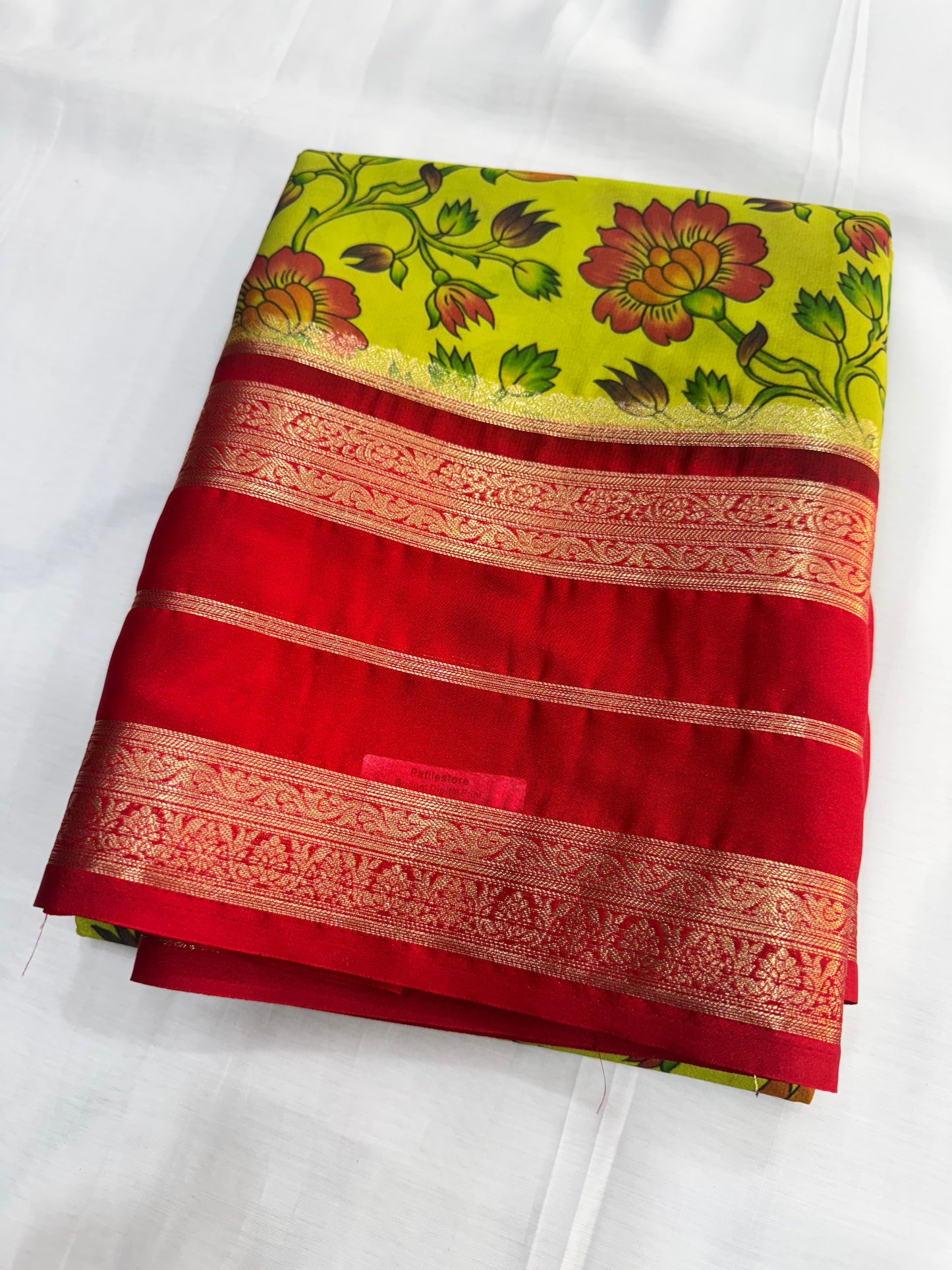 Semi Mysore Crepe Saree budget friendly saree