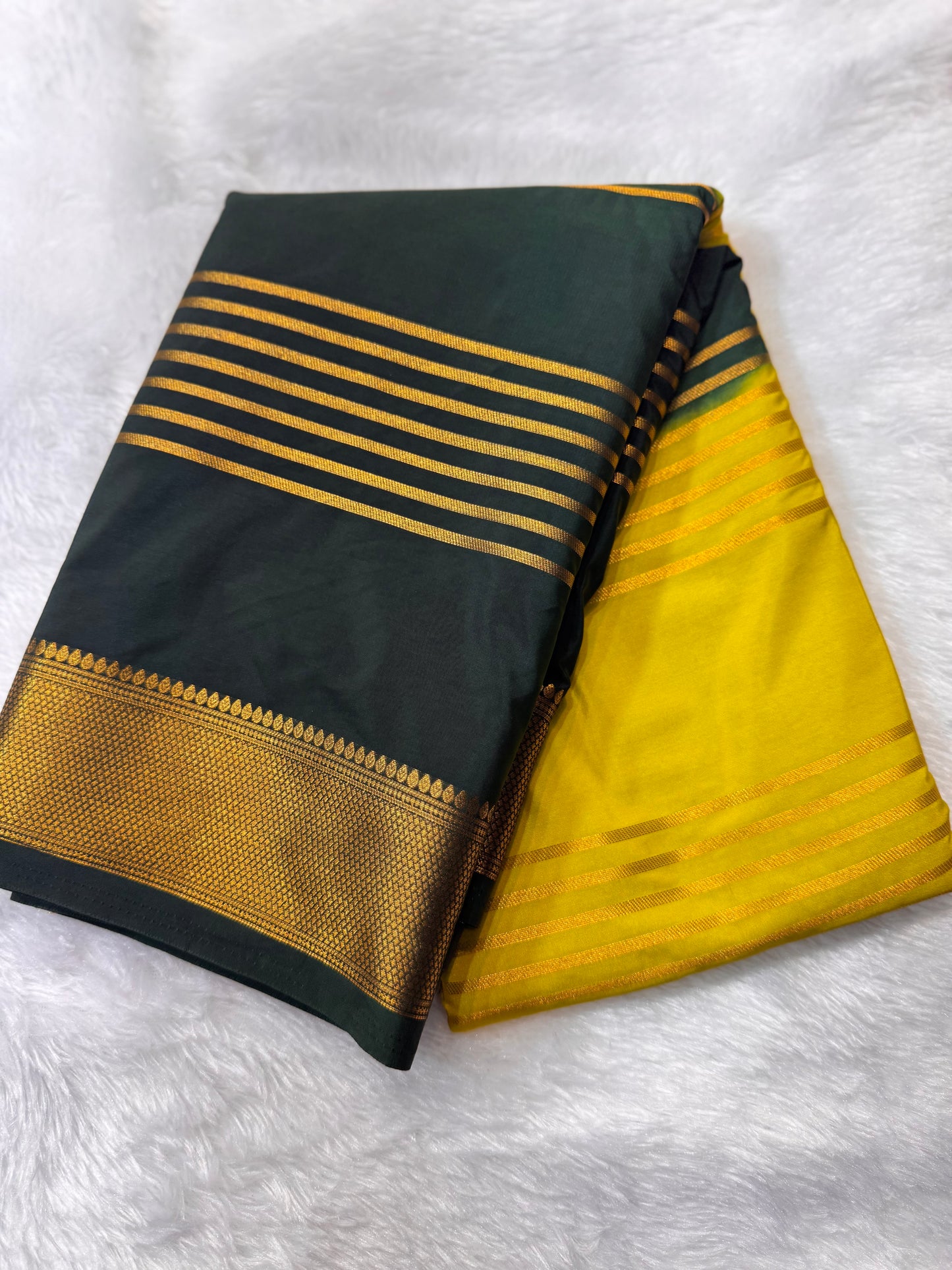 Premium Crepe with Stripes Line