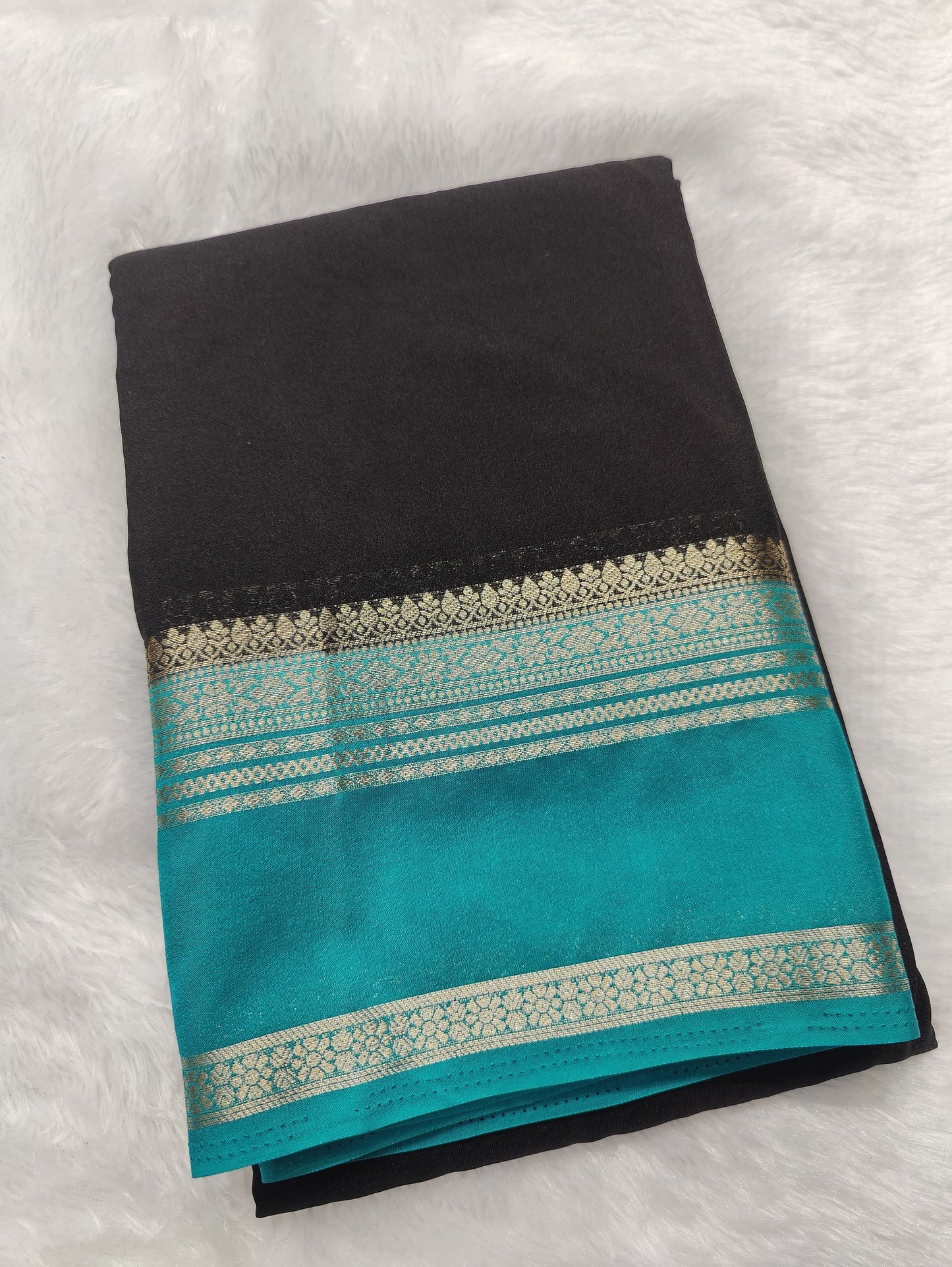 Crepe Plain Bentex Border -KW