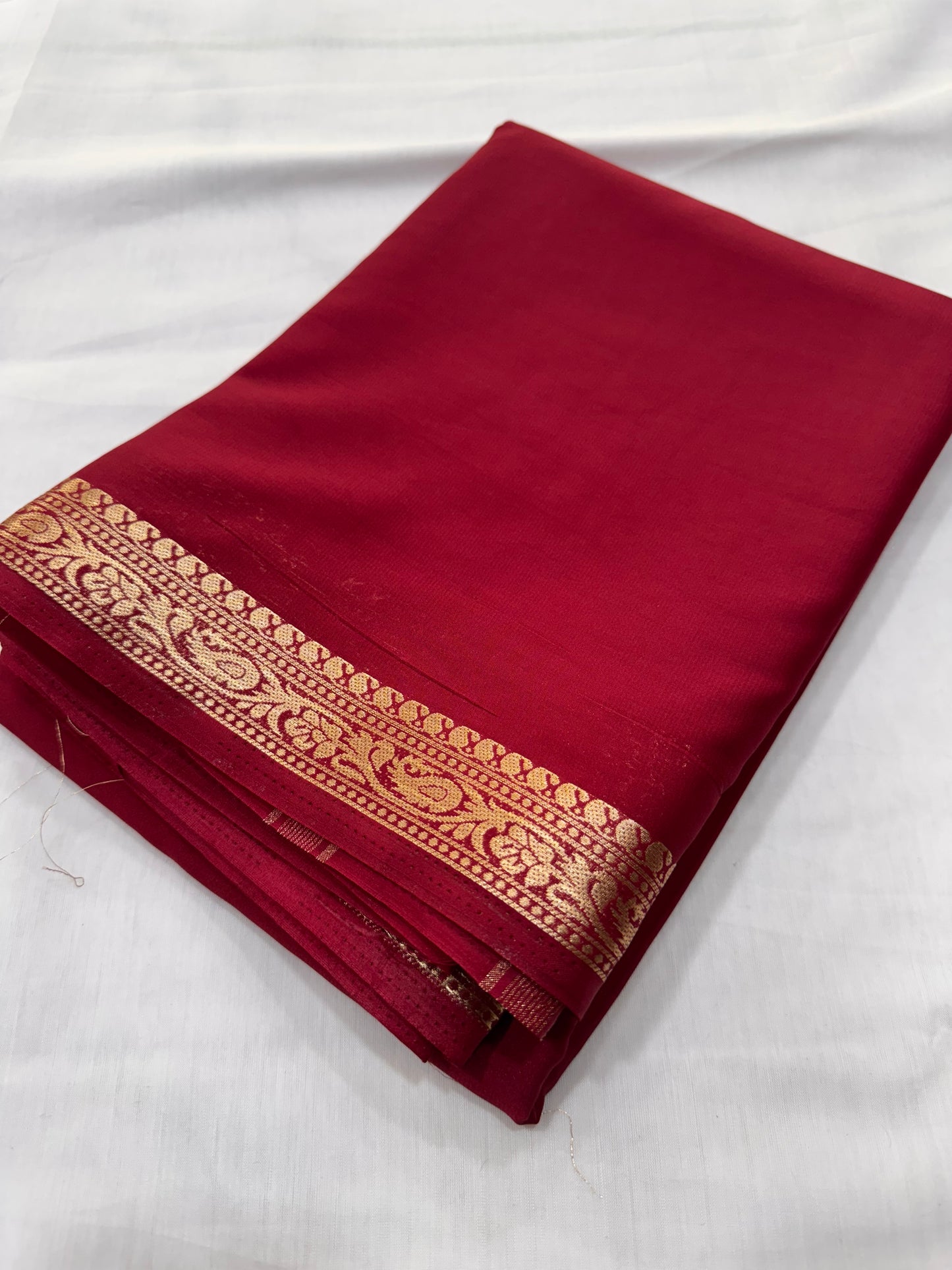 New semi crape small border