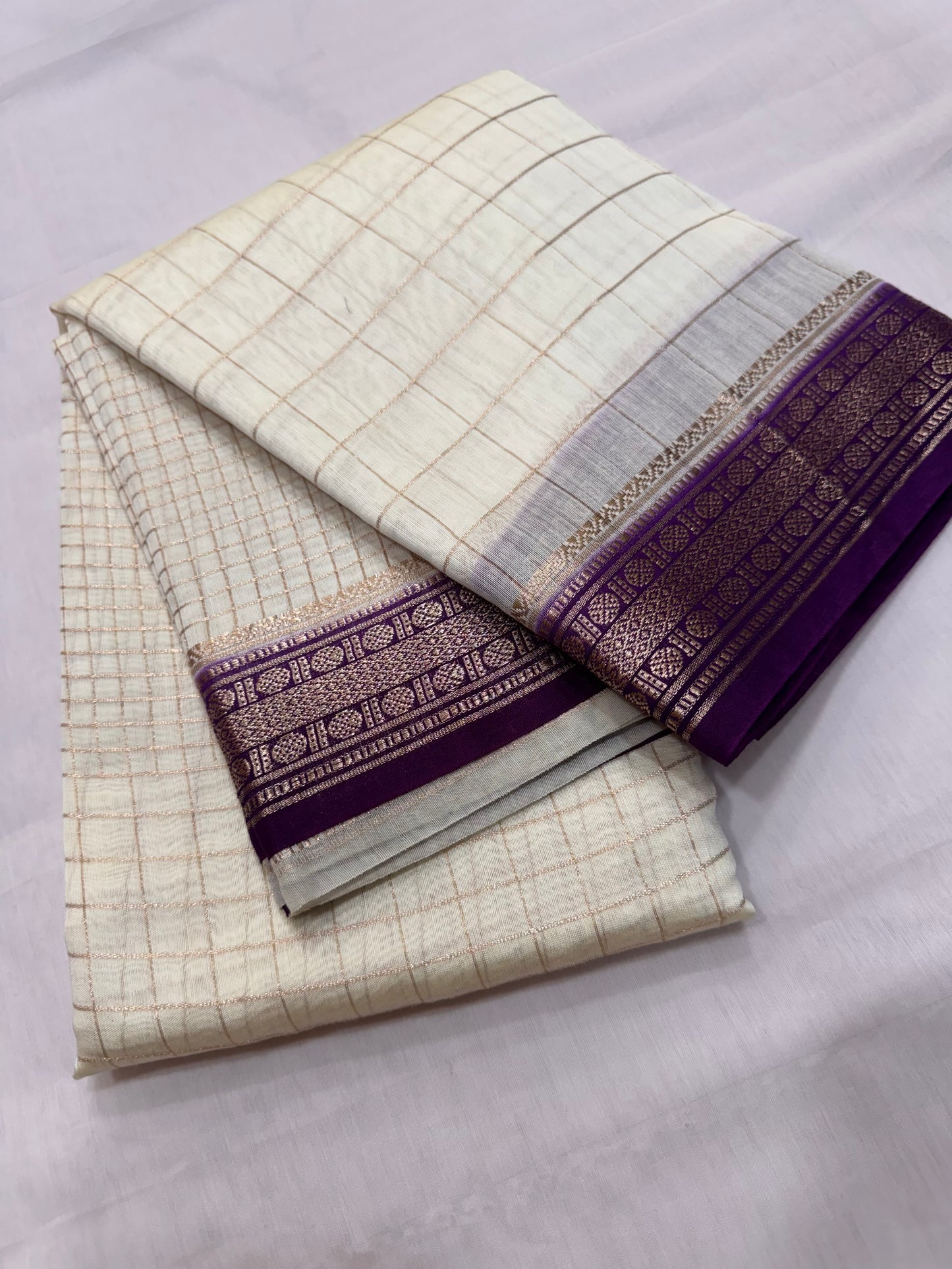 Cotton Silk Checks