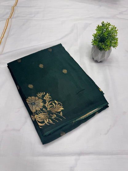 Viscose Silk BorderLess Flower