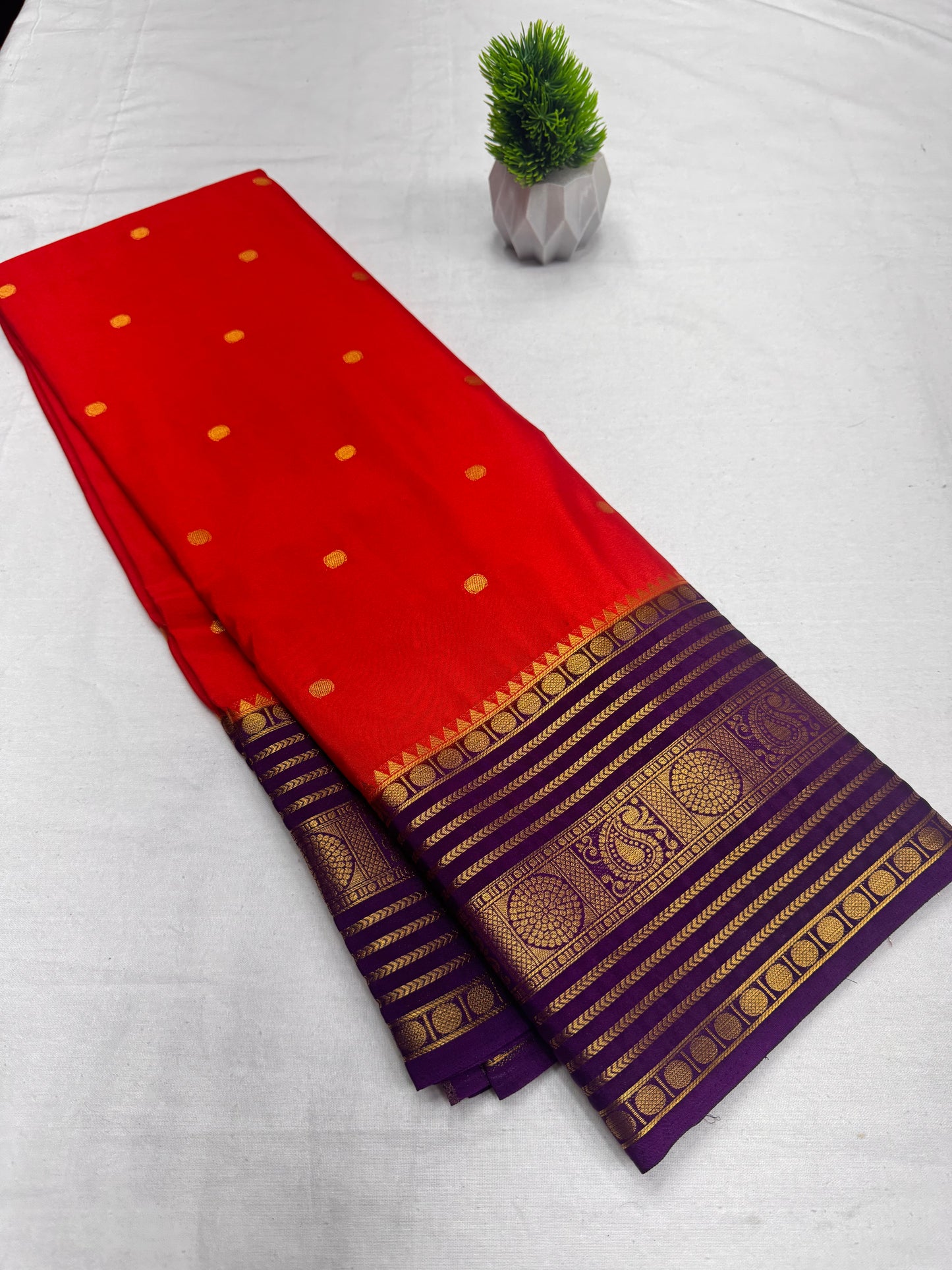 Premium Mysore Crepe Saree