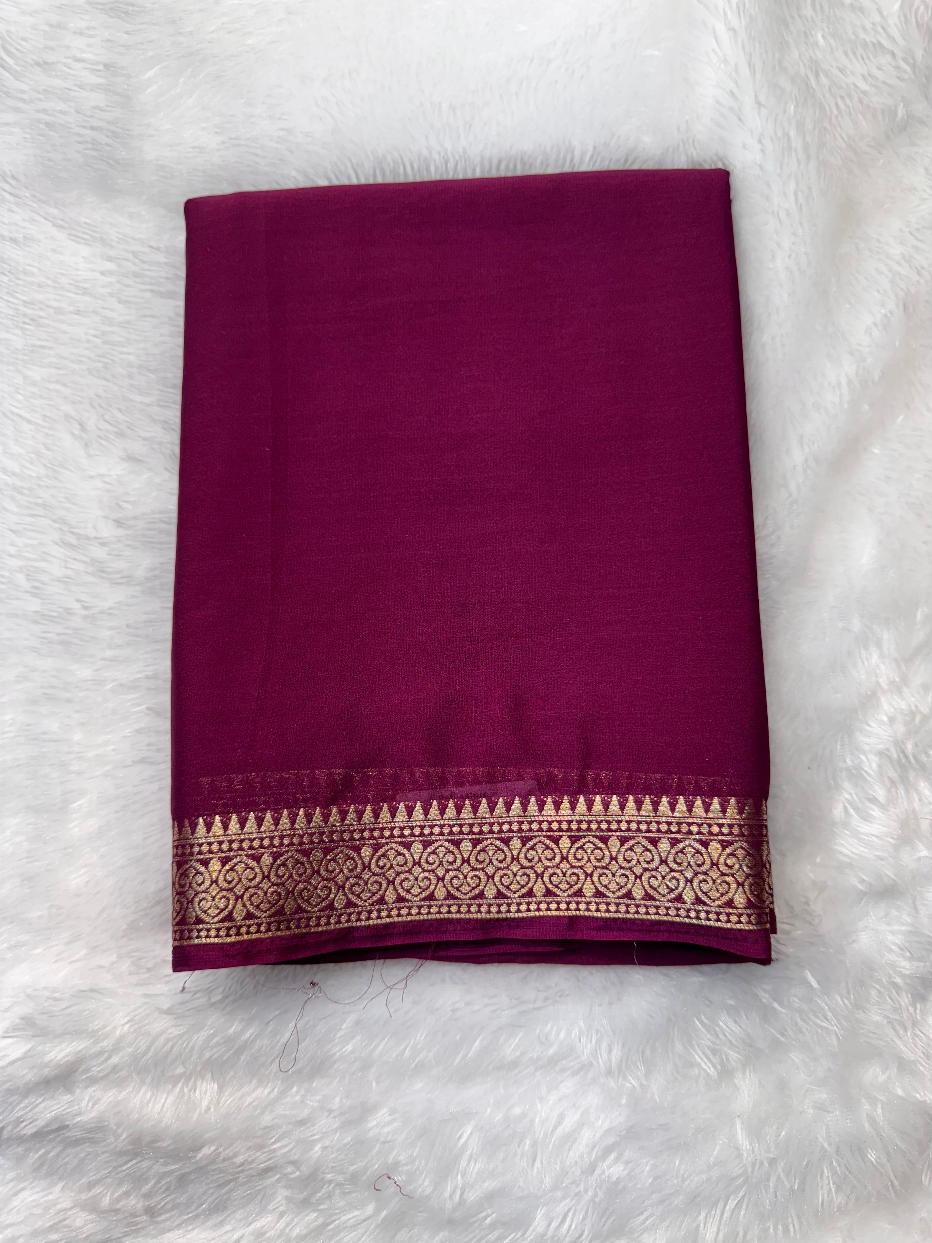 Premium Crepe With Small Border
