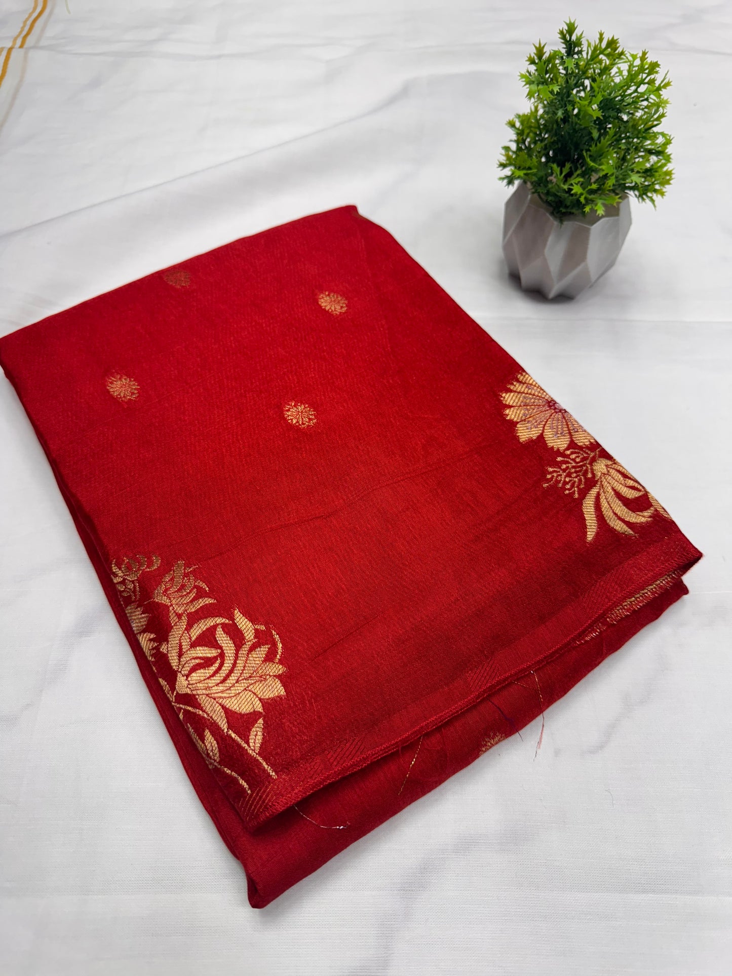 Viscose Silk BorderLess Flower