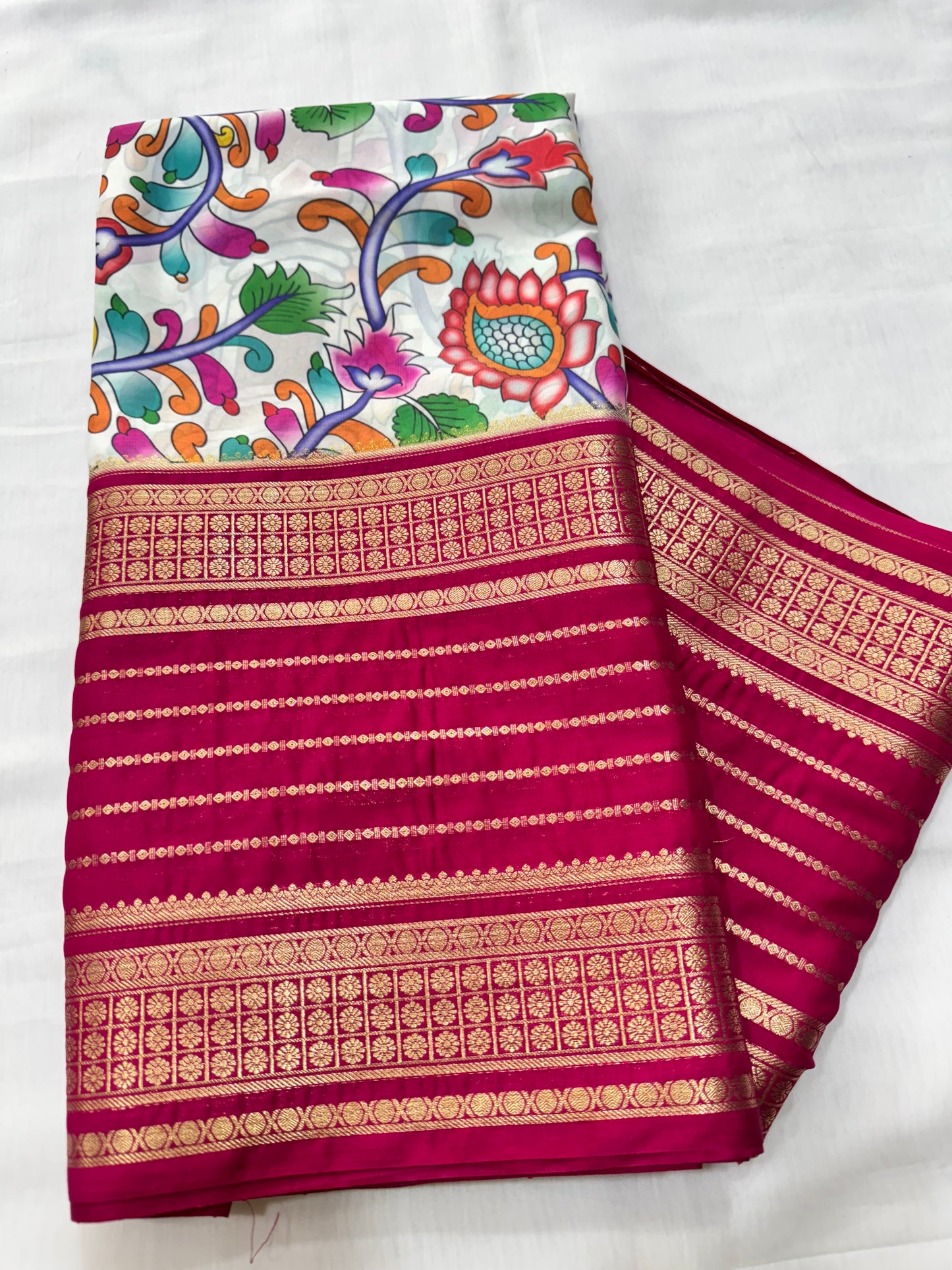 Kalmkari Crape
