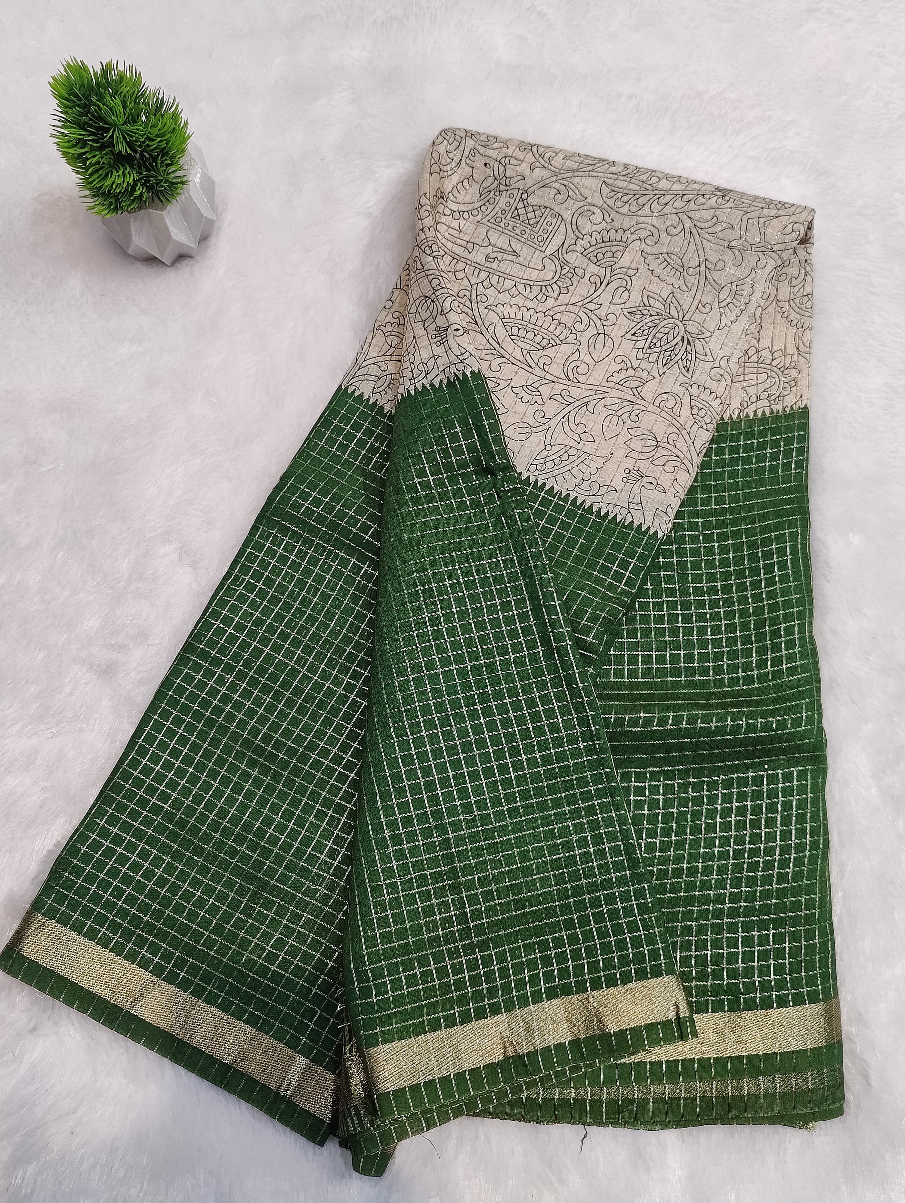 New Kalamkari Checks