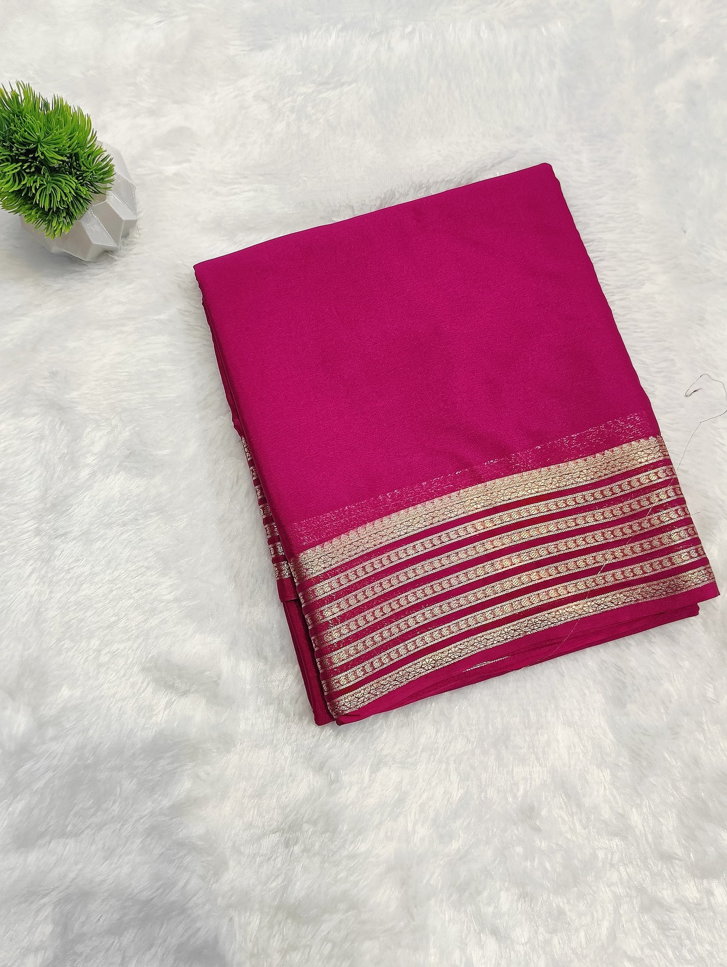 Semi Crepe Gatti Border