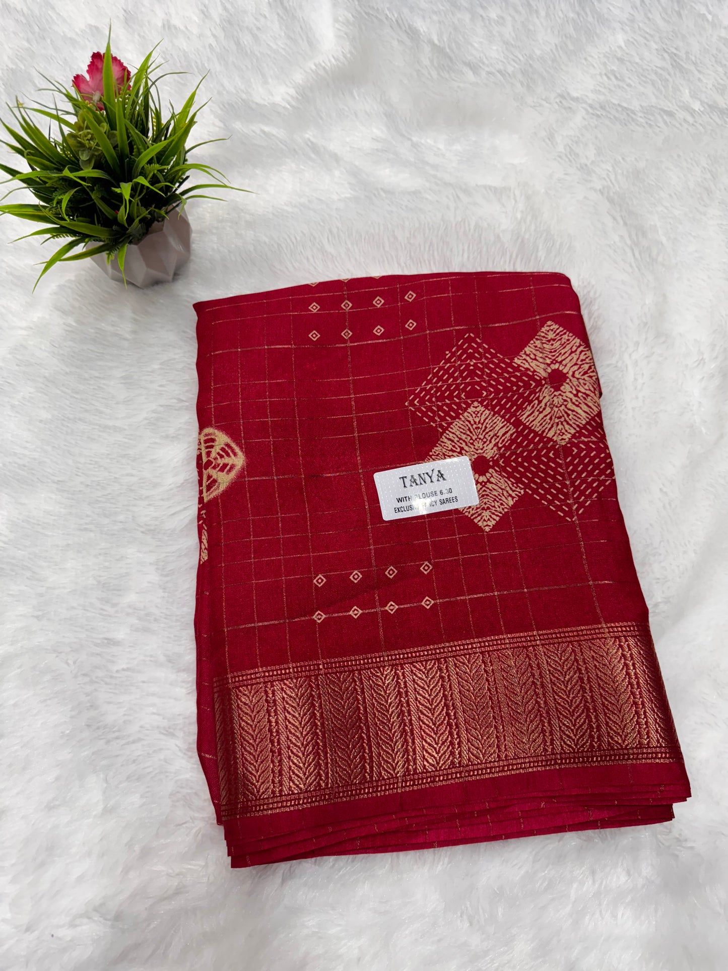 Tanya Fancy Saree Rambos